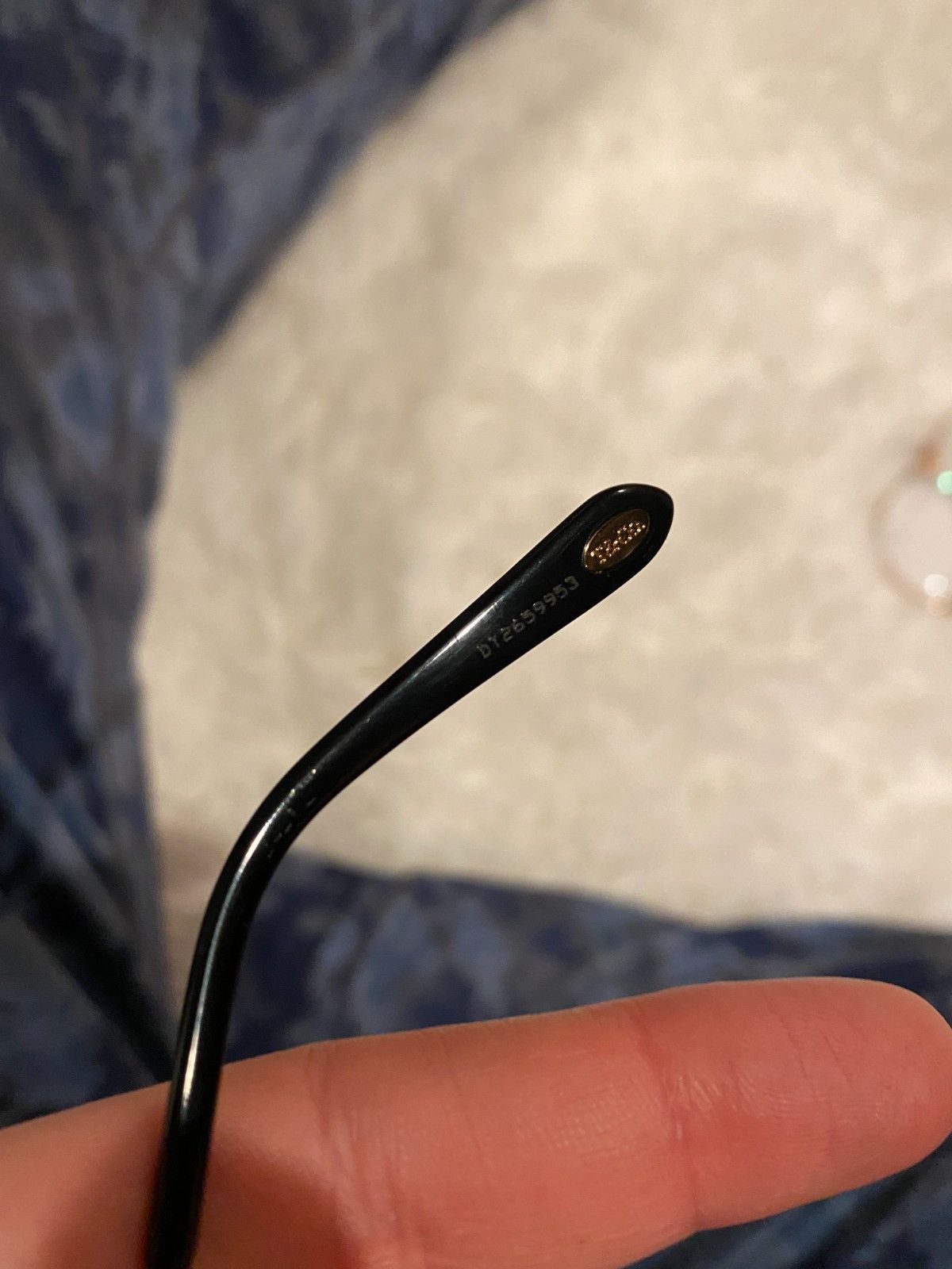 Tiffany & Co. Tiffany & Co TF 1127 6122 Black & Rose Gold Eyeglasses Fram Size ONE SIZE - 4 Thumbnail