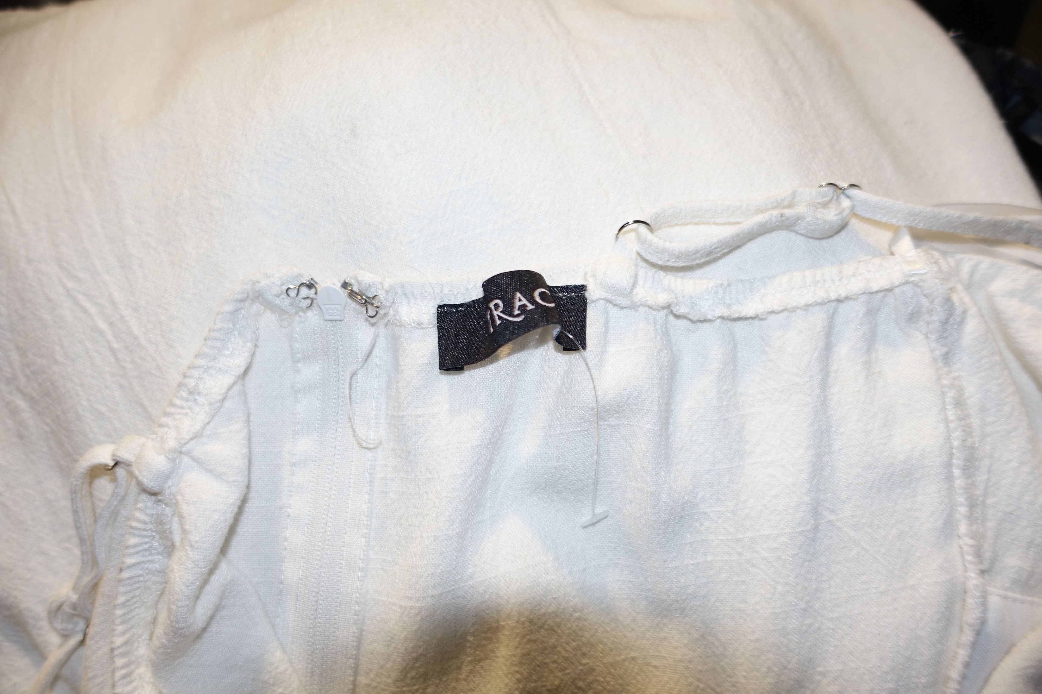 Other Trac White Summer Dress M Size M / US 6-8 / IT 42-44 - 8 Thumbnail