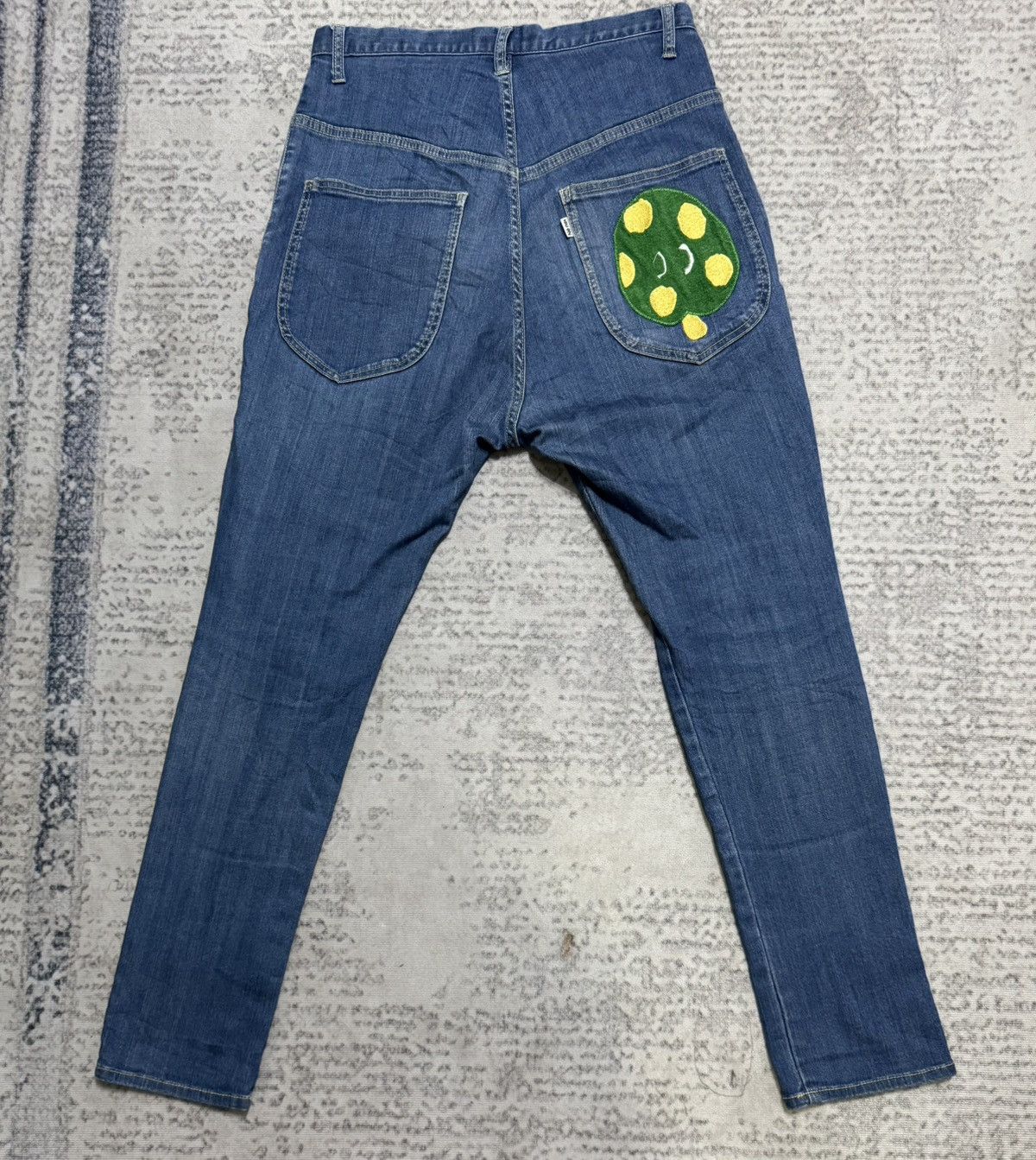 Ne-Net NE-NET ISSEY MIYAKE Dropcrotch Denim Jeans W30 Size US 30 / EU 46 - 1 Thumbnail