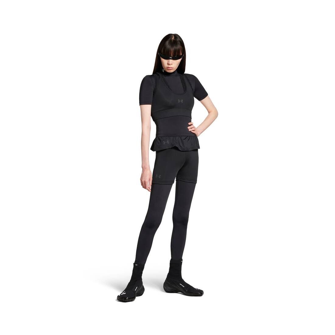 Balenciaga × Under Armour oc11z1125 Under Armour® Crewneck Layered T-Shirt Size L / US 10 / IT 46 - 3 Thumbnail