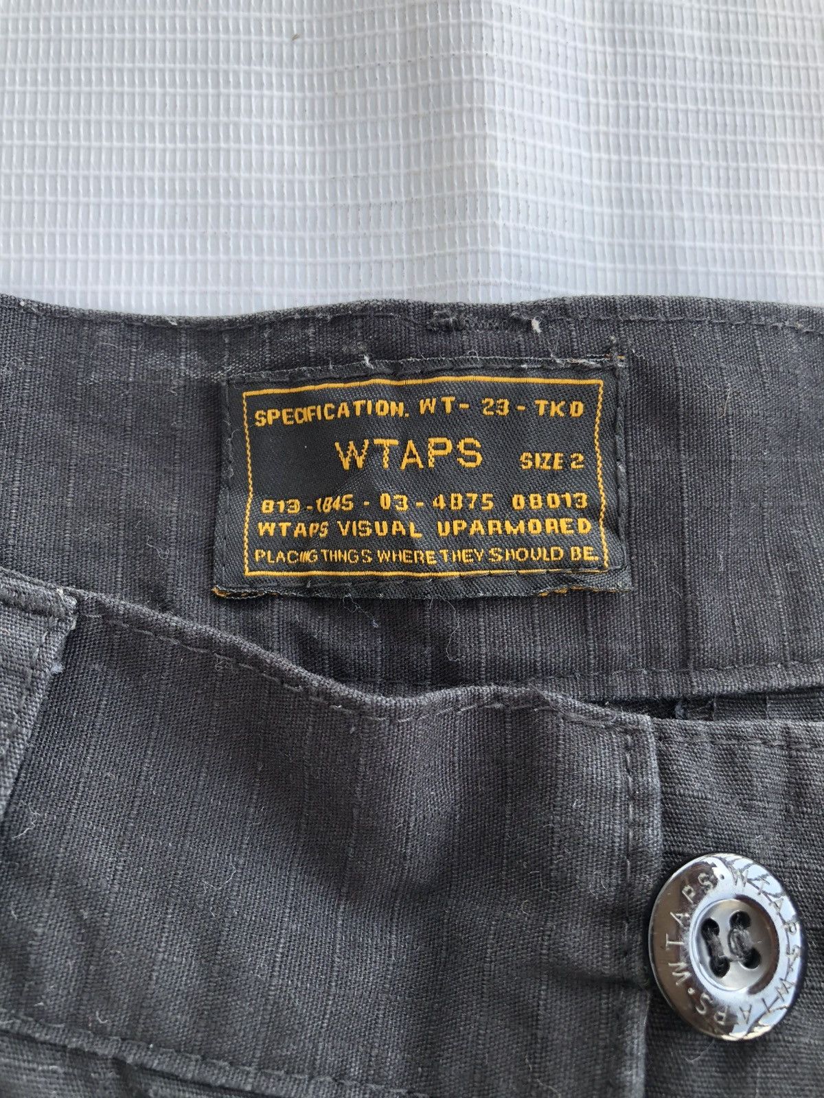 Wtaps WTAPS uparmored Ripstop Cargo Pants Size US 33 - 9 Thumbnail