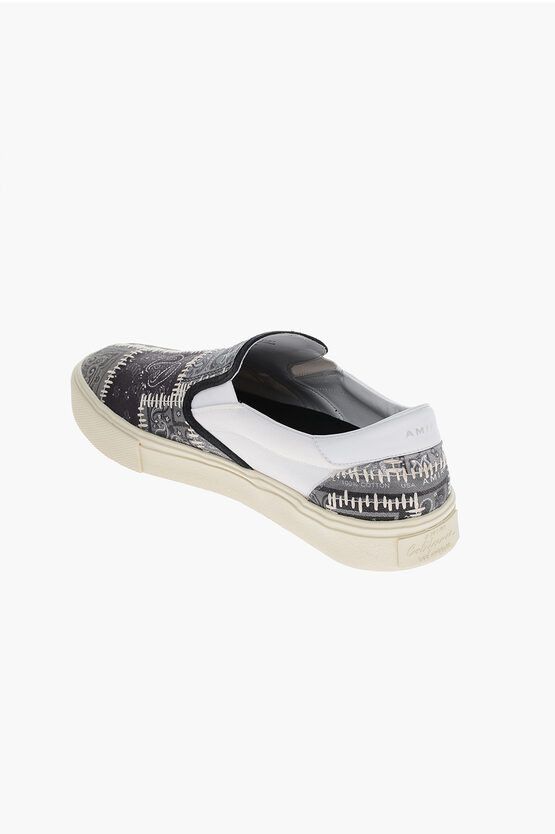 Amiri o1y0525 Low-Top Sneakers in Grey/White Size US 7 / EU 40 - 2 Thumbnail