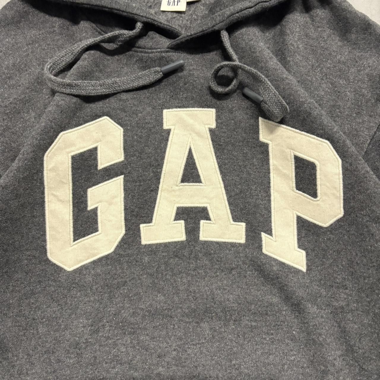 Gap Crazy Vintage Y2K/2000s Gap Streetwear Grey Hoodie! Size US M / EU 48-50 / 2 - 2 Thumbnail