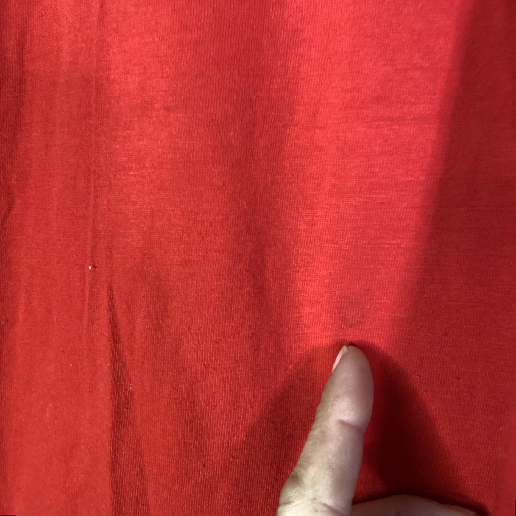 Vintage VINTAGE 80s Single Stitch T Shirt Red Sportswear Ringer Sleeve Adult Medium X 29 Fits Medium Size US M / EU 48-50 / 2 - 6 Thumbnail