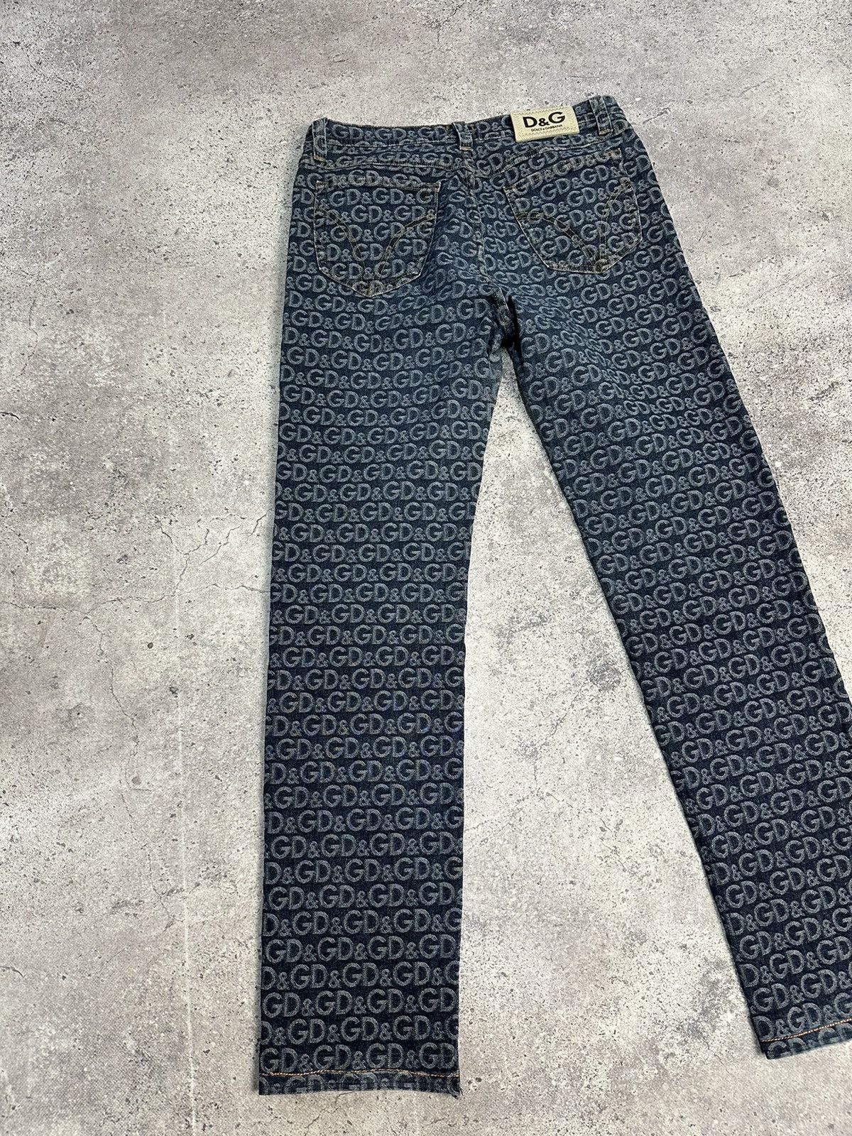 Dolce & Gabbana Vintage Dolce & Gabbana Monogram D&G Denim Pants Jeans Y2K Size US 32 / EU 48 - 8 Thumbnail
