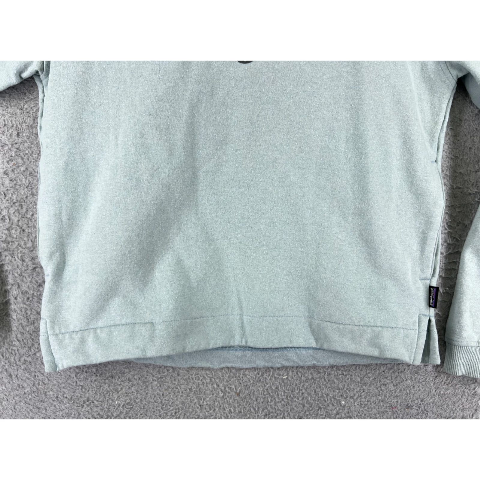 Patagonia Patagonia Hoodie Womens XS Blue Pullover Hooded Logo Jersey Lightweight Regular Crew Neck Activewear Sleeved Long Solid Size XS / US 0-2 / IT 36-38 - 7 Thumbnail