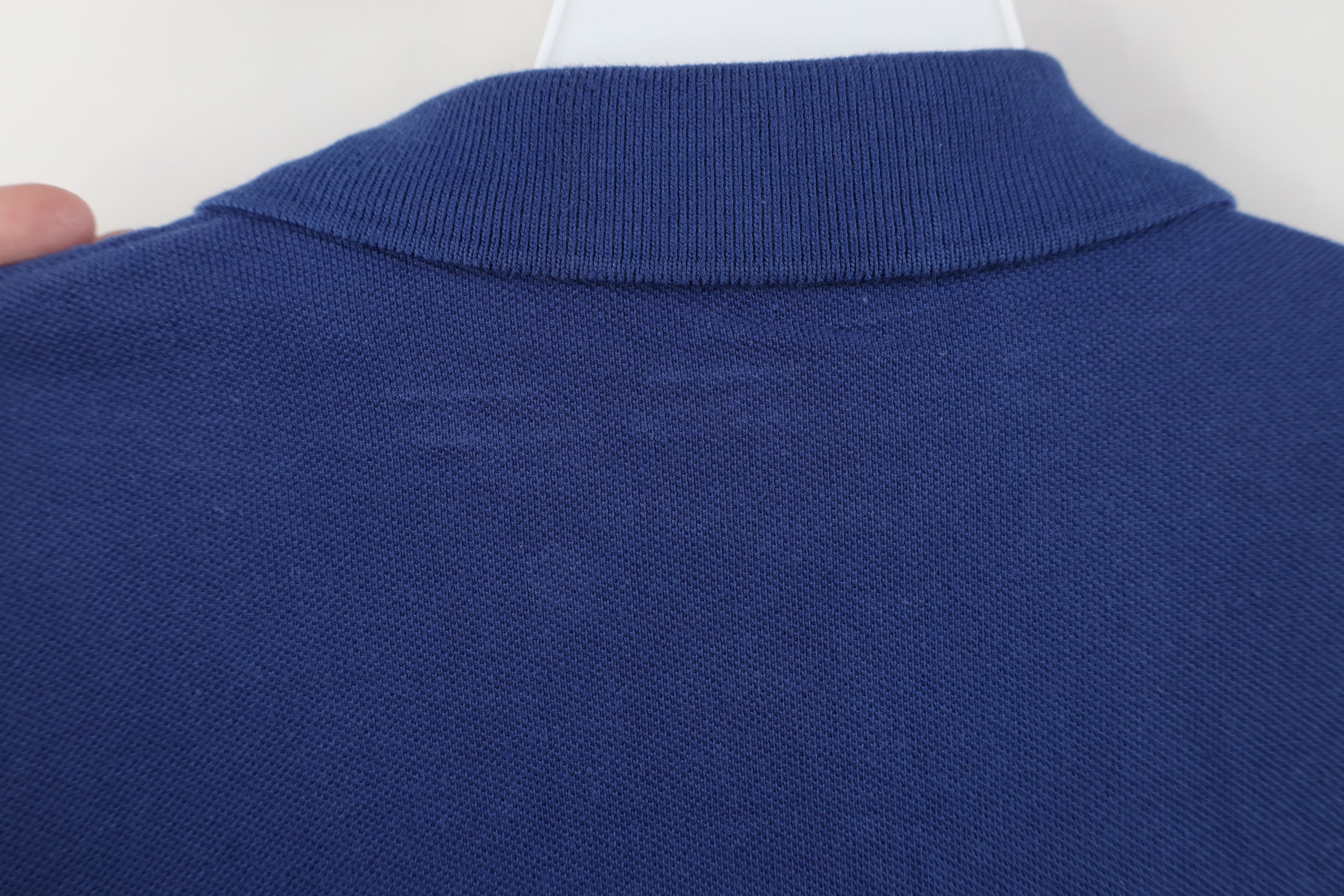 Ralph Lauren Vintage 90s Ralph Lauren Long Sleeve Rugby Polo Shirt Blue Size US L / EU 52-54 / 3 - 10 Thumbnail