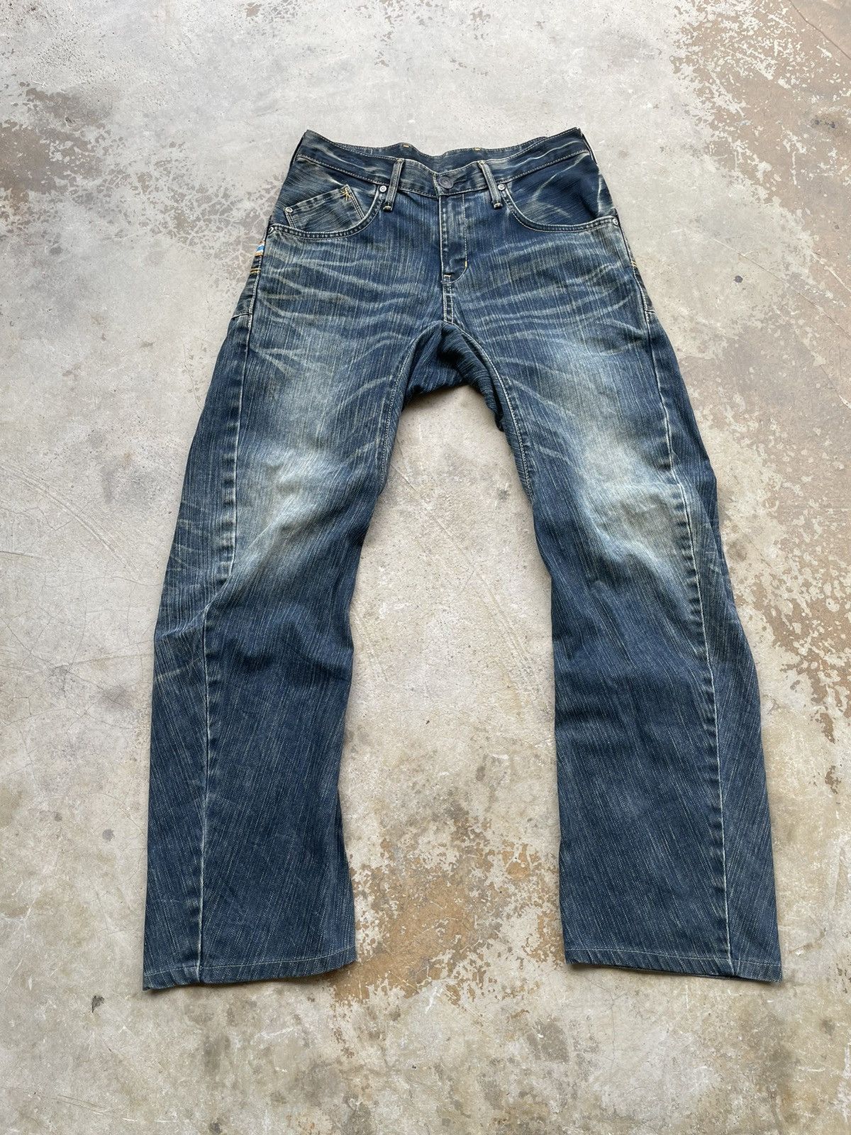 Edwin Vintage Edwin XV Function Buckle Back Jeans Size US 32 / EU 48 - 2 Thumbnail