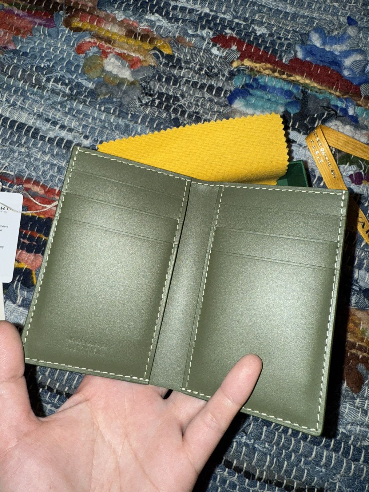 Goyard Brand new Goyard Saint Pierre - Wallet - Green Acres Size ONE SIZE - 2 Thumbnail