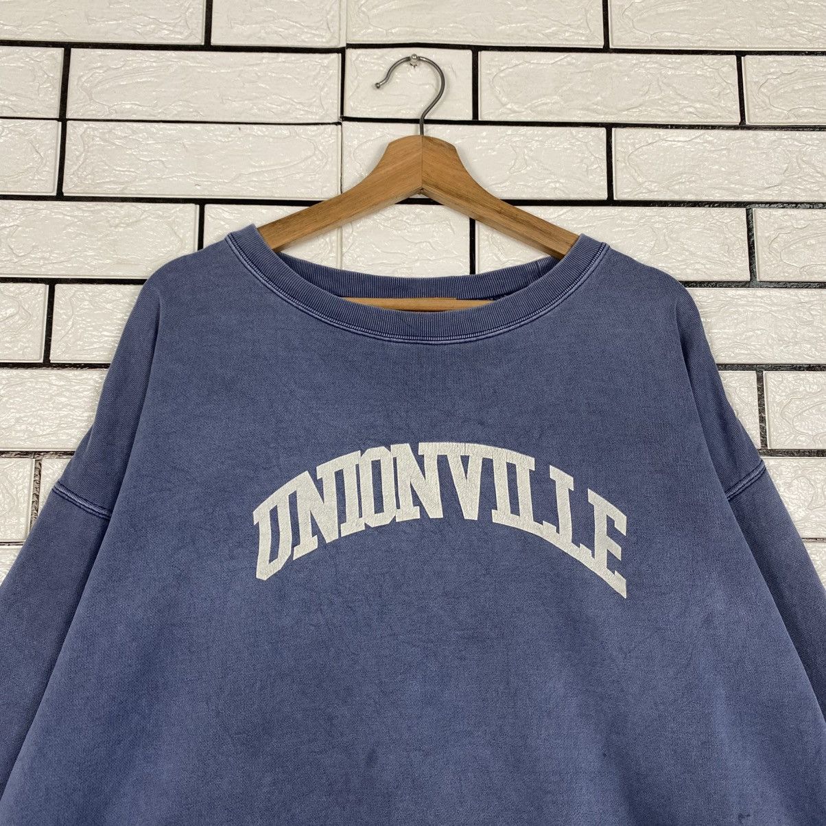 Japanese Brand Vintage Sweatshirt Union Ville Big Logo Spell Out Size US XL / EU 56 / 4 - 4 Thumbnail