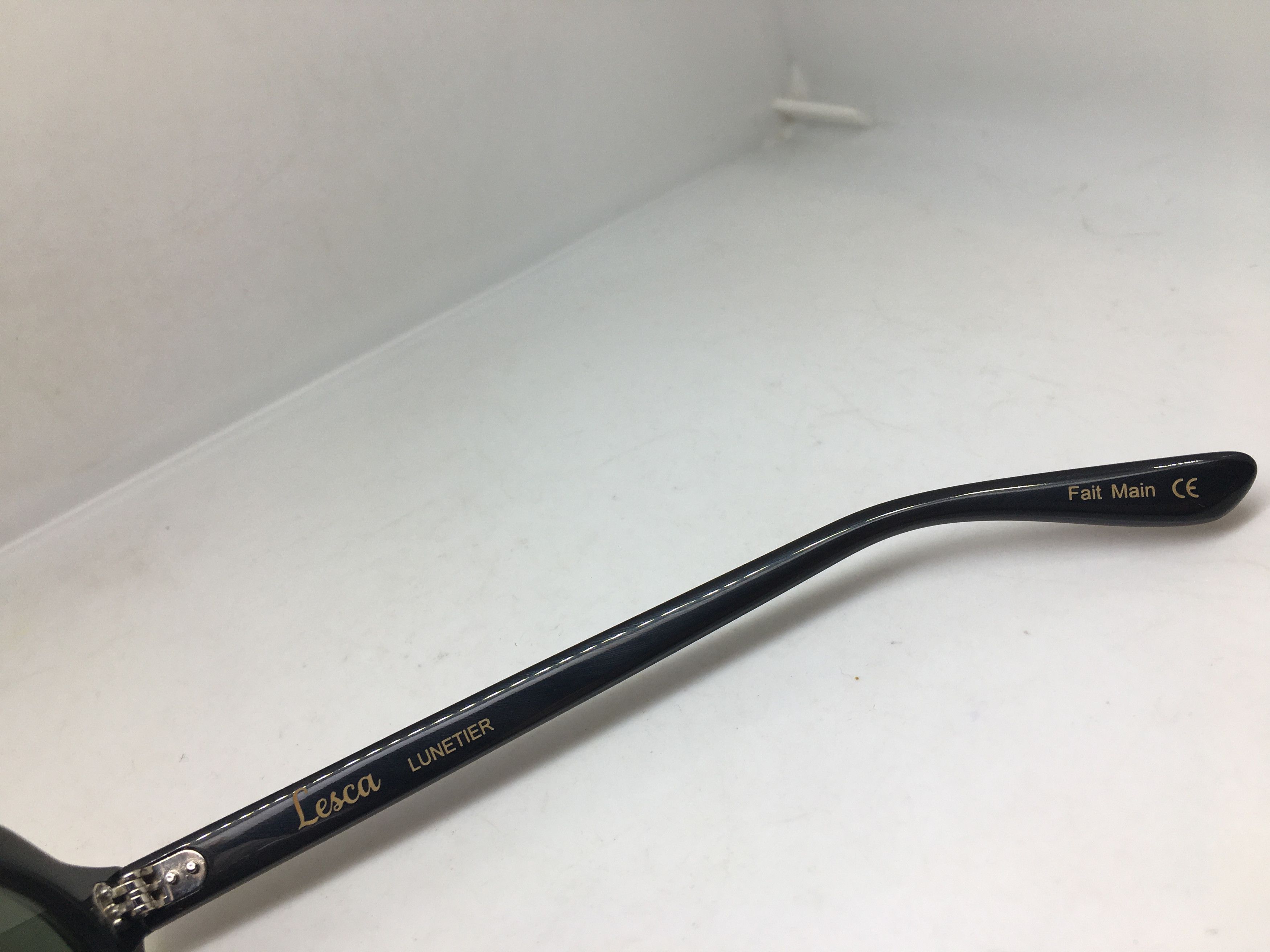 Lesca Lunetier Lesca Lunetier Genuine Horn PICA Architect Sunglasses Size ONE SIZE - 4 Thumbnail
