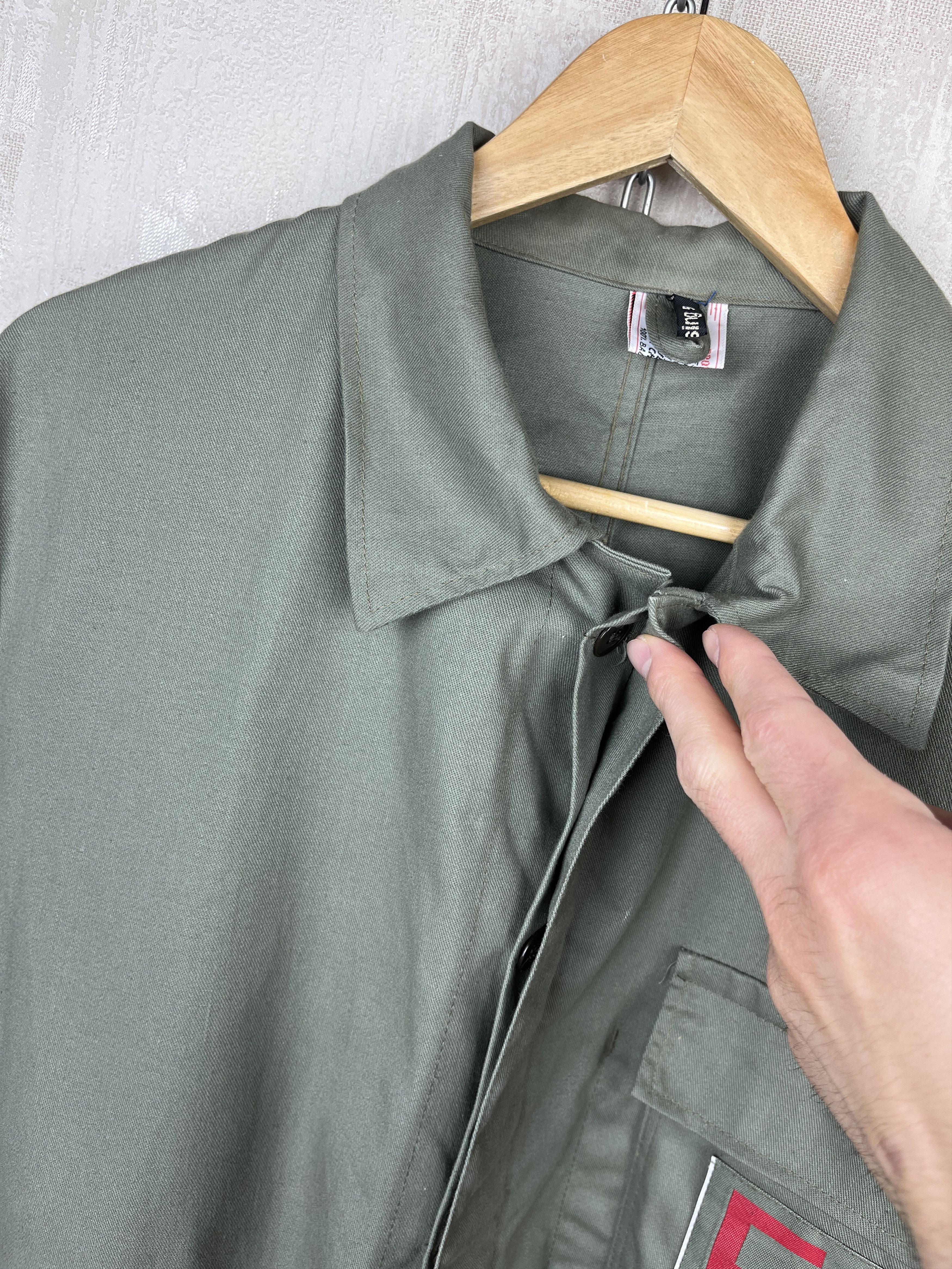Vintage 80's Proban German Chore Work Jacket Workwear West Germany Size US XL / EU 56 / 4 - 7 Thumbnail