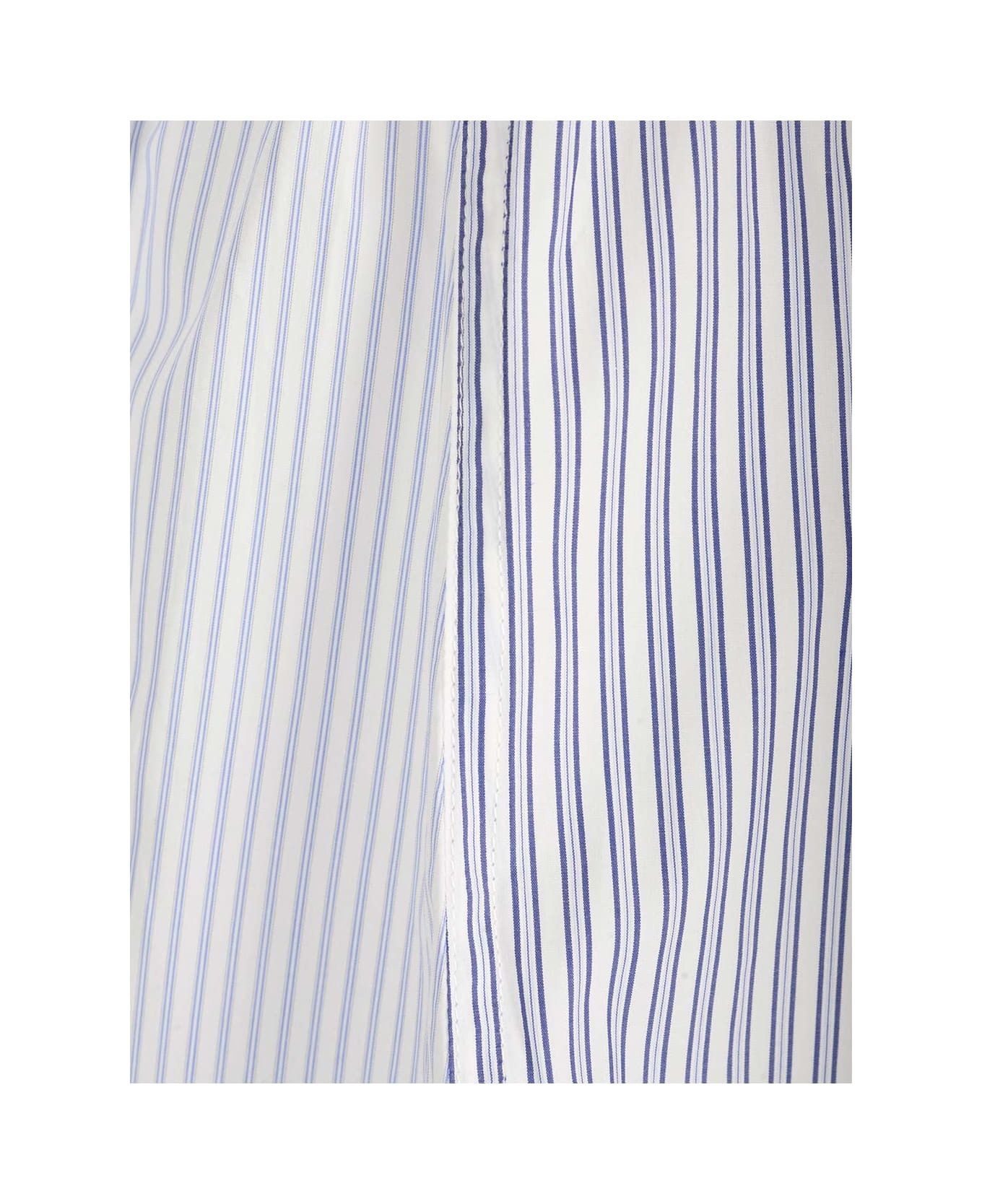 Maison Margiela o1y0625 Short in White/Blue Size 25" / US 0 / IT 36 - 5 Thumbnail