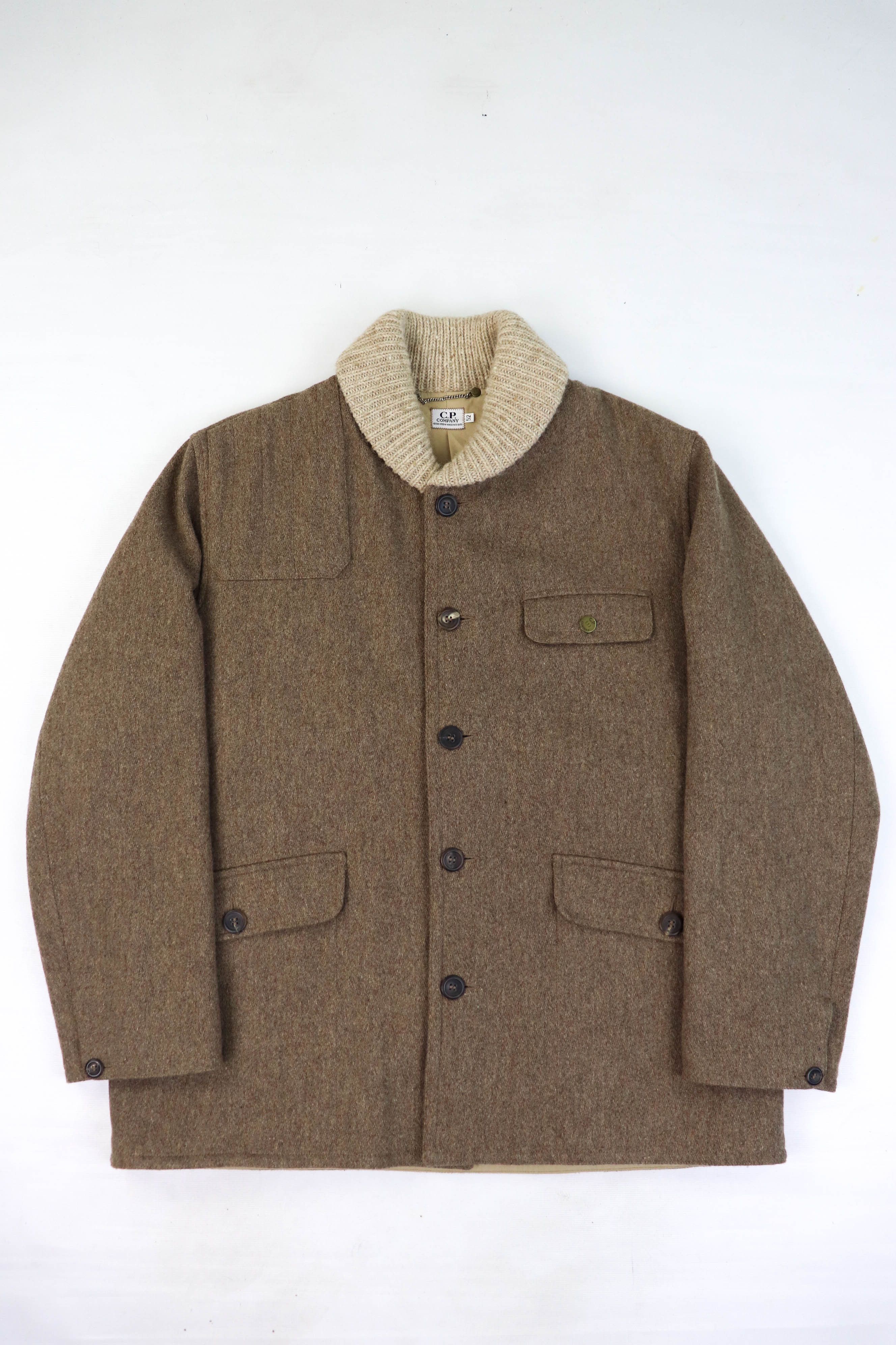 C.P. Company C.P. Company Massimo Osti 90s Vintage 1993 Wool Hunting Coat Size US L / EU 52-54 / 3 - 1 Thumbnail