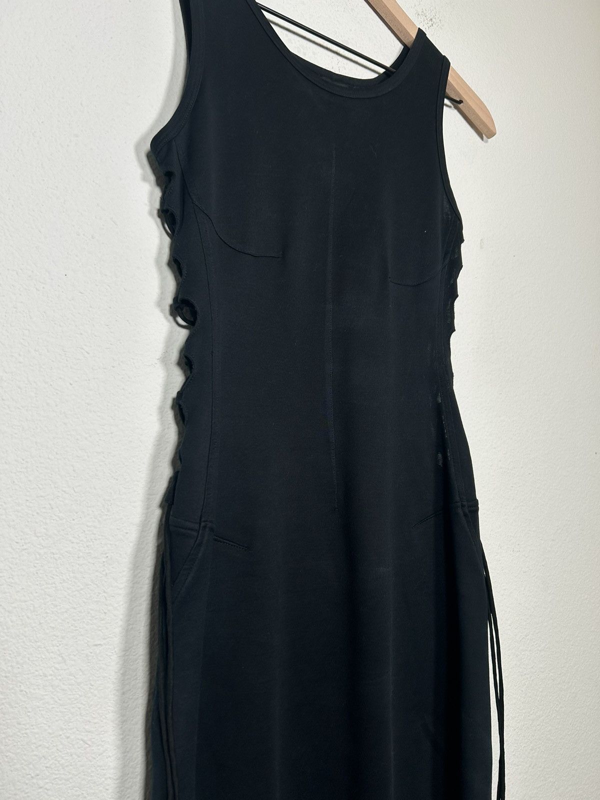 Helmut Lang RUNWAY SS01 Lace up Bondage Knit Dress Size S / US 4 / IT 40 - 3 Thumbnail