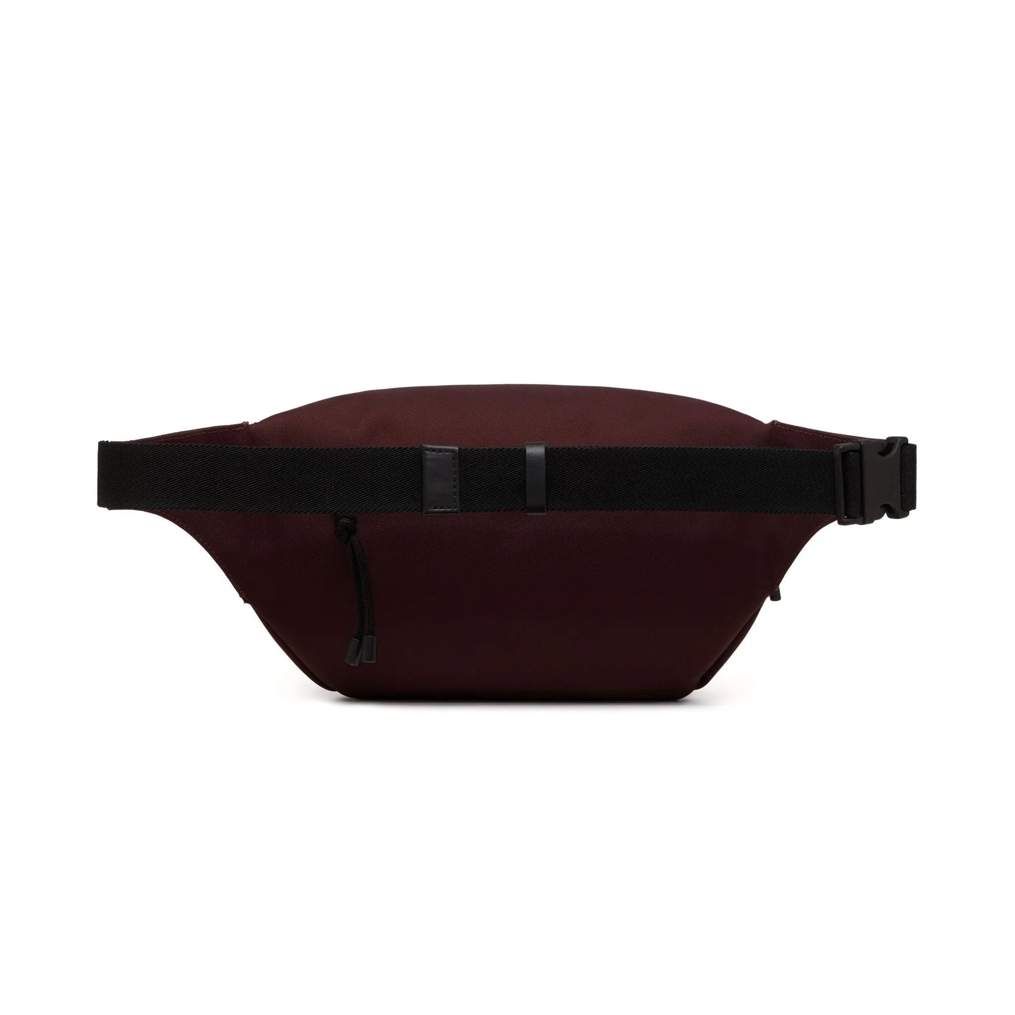 Valentino VALENTINO Garavani VLTN logo burgundy black canvas belt bag Size ONE SIZE - 4 Thumbnail