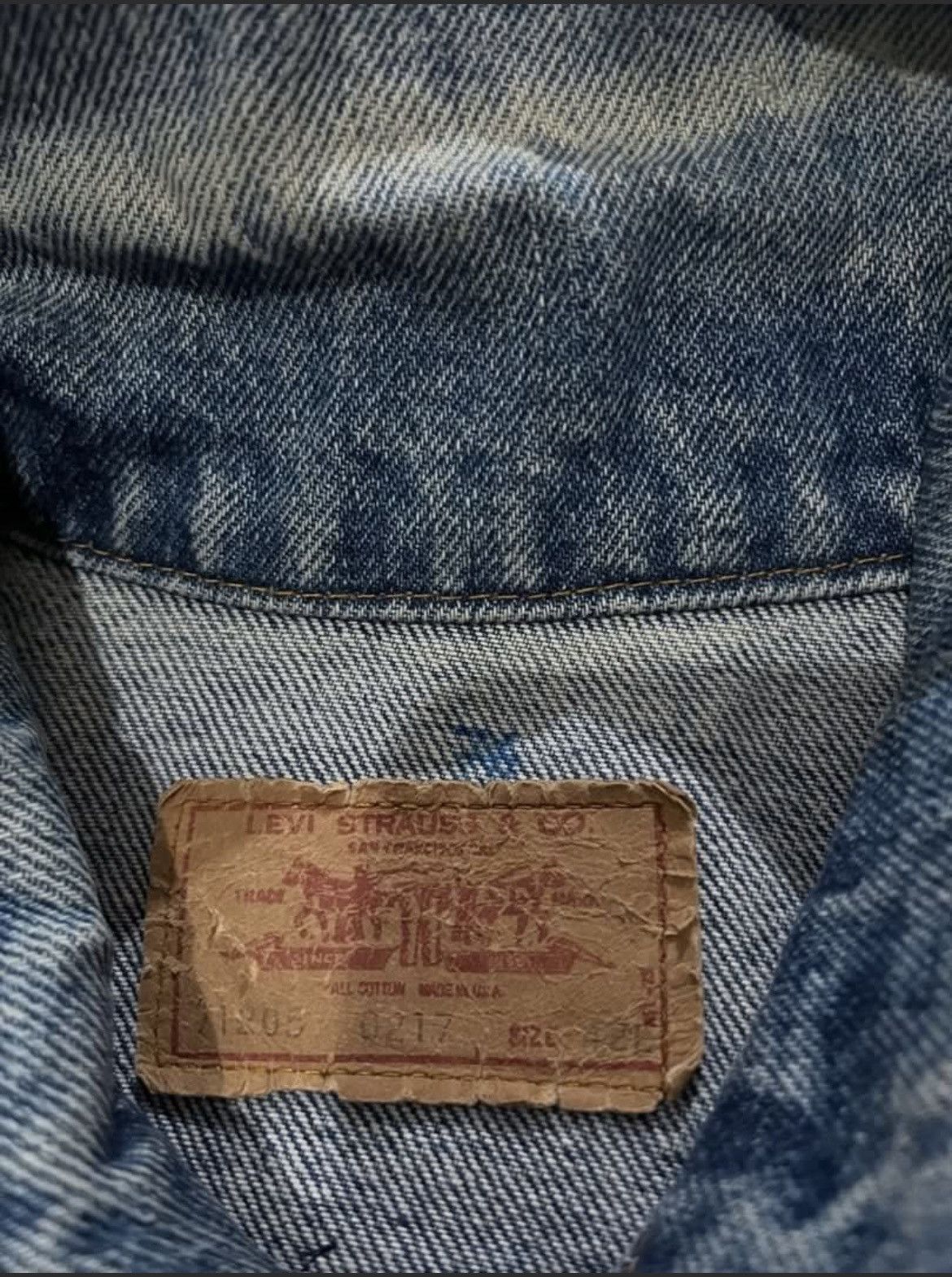 Levi's VINTAGE LATE 70s // EARLY 80s LEVIS DENIM JACKET Size US S / EU 44-46 / 1 - 3 Thumbnail
