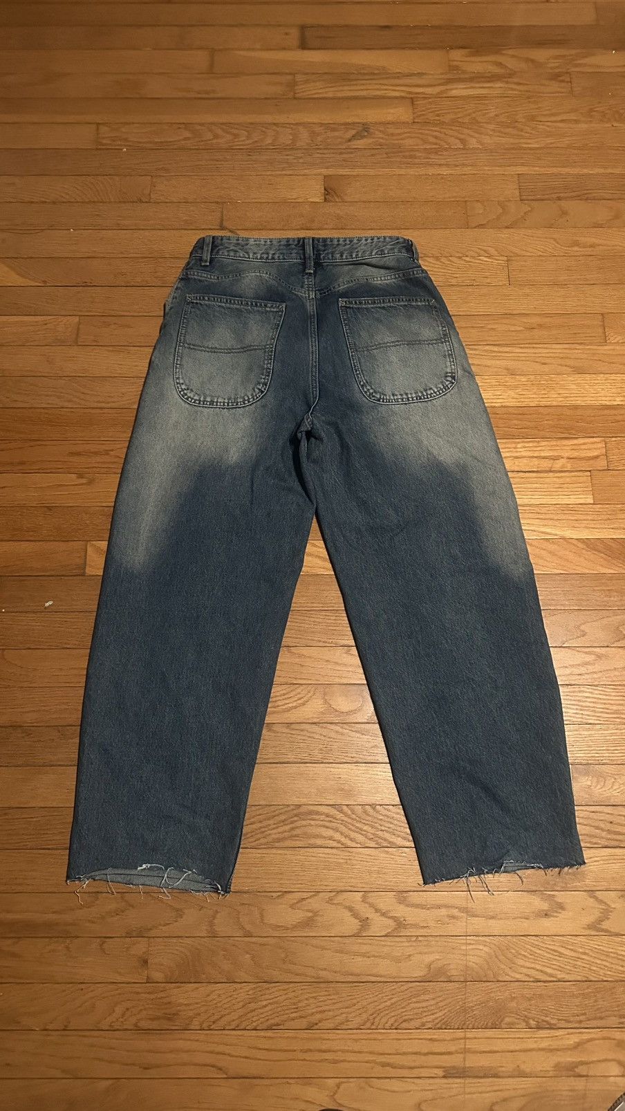 Bershka Bershka Blue Denim Jeans Size US 30 / EU 46 - 2 Thumbnail