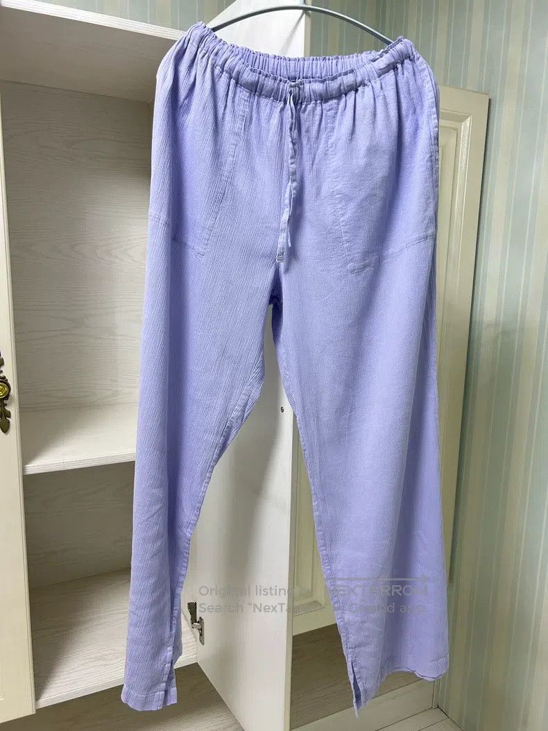 Issey Miyake Issey Miyake Blue Casual Long Pants Size 25" / US 0 / IT 36 - 1 Thumbnail