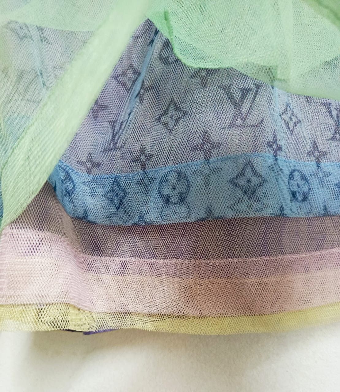 Louis Vuitton SS20 LOUIS VUITTON GARDENING SHORT TULLE MONOGRAM Size 25" / US 0 / IT 36 - 5 Thumbnail