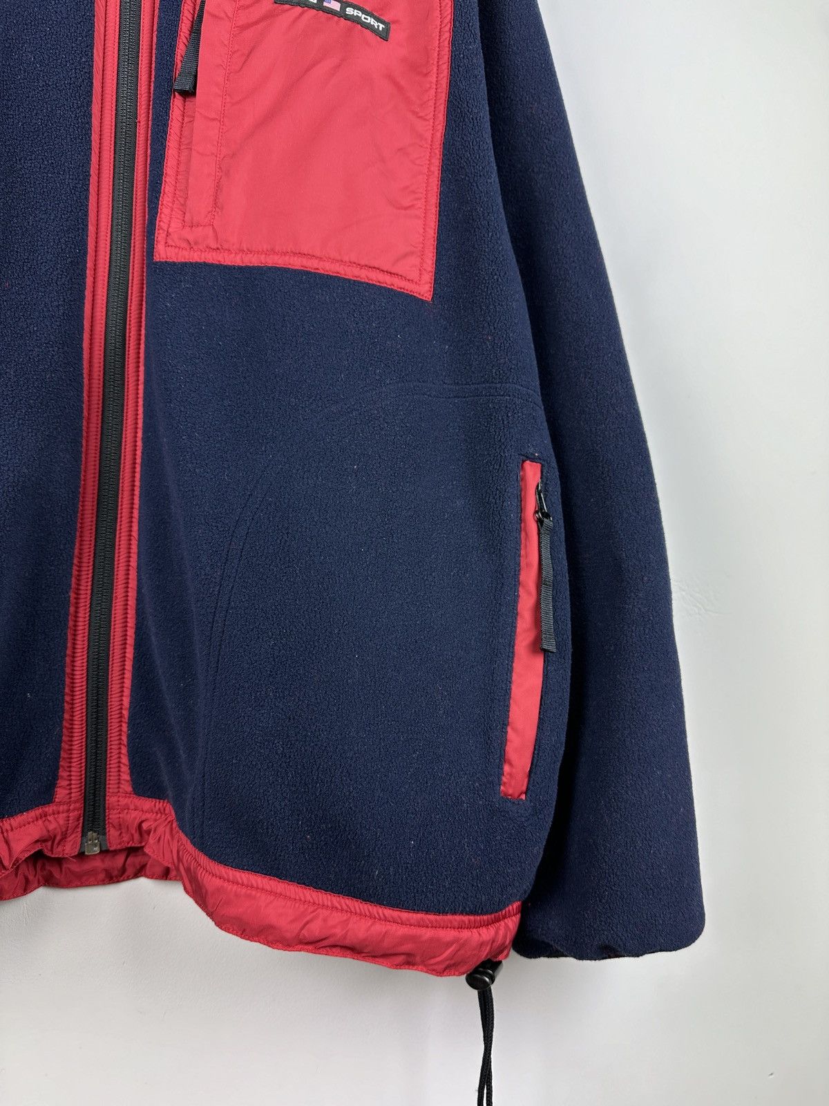 Polo Ralph Lauren × Vintage Vintage 90s Polo Sport Ralph Lauren Reversible Fleece Jacket Size US M / EU 48-50 / 2 - 5 Thumbnail