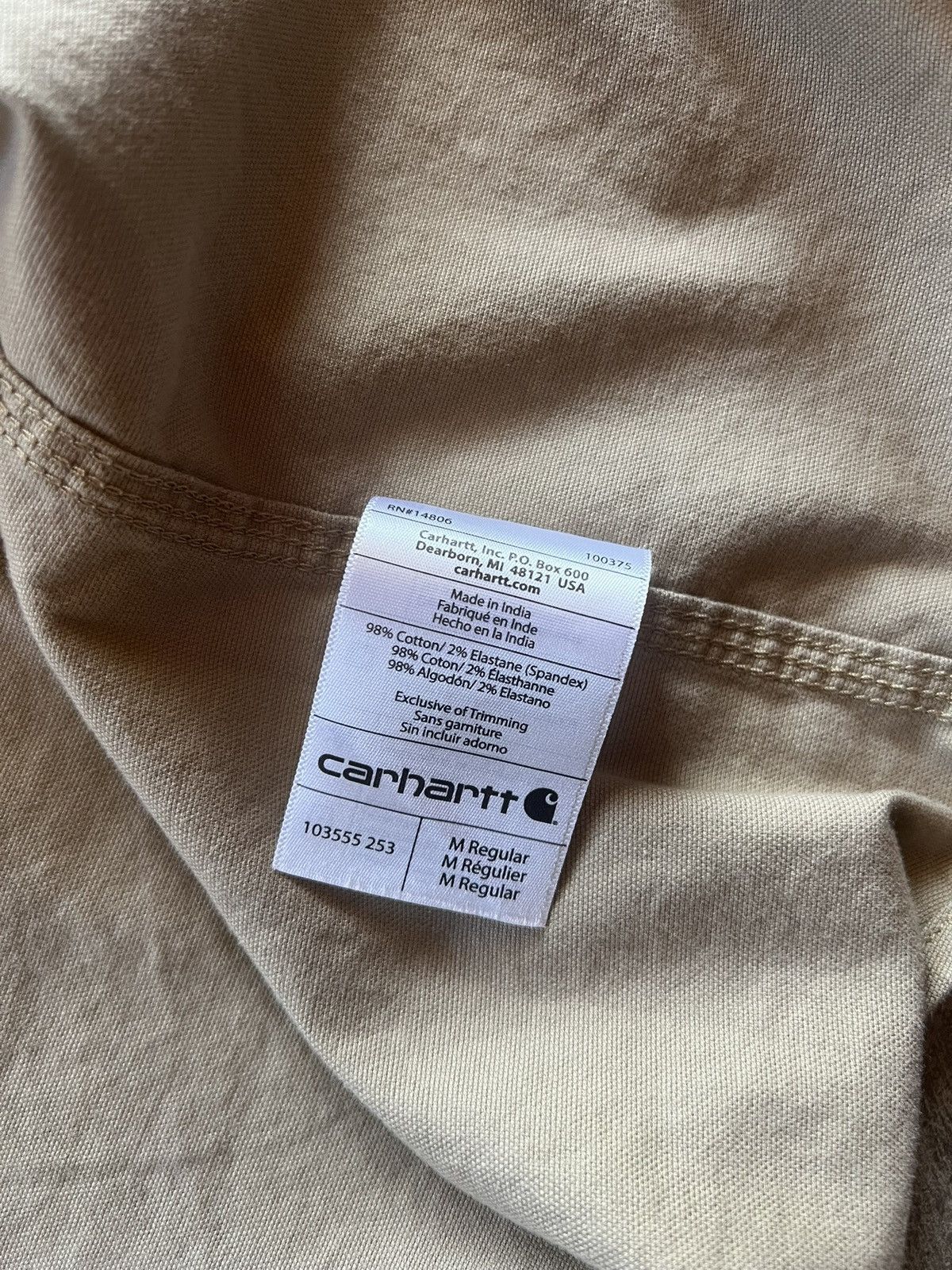 Carhartt Carhartt Workwear Tan Button-up Size US M / EU 48-50 / 2 - 5 Thumbnail