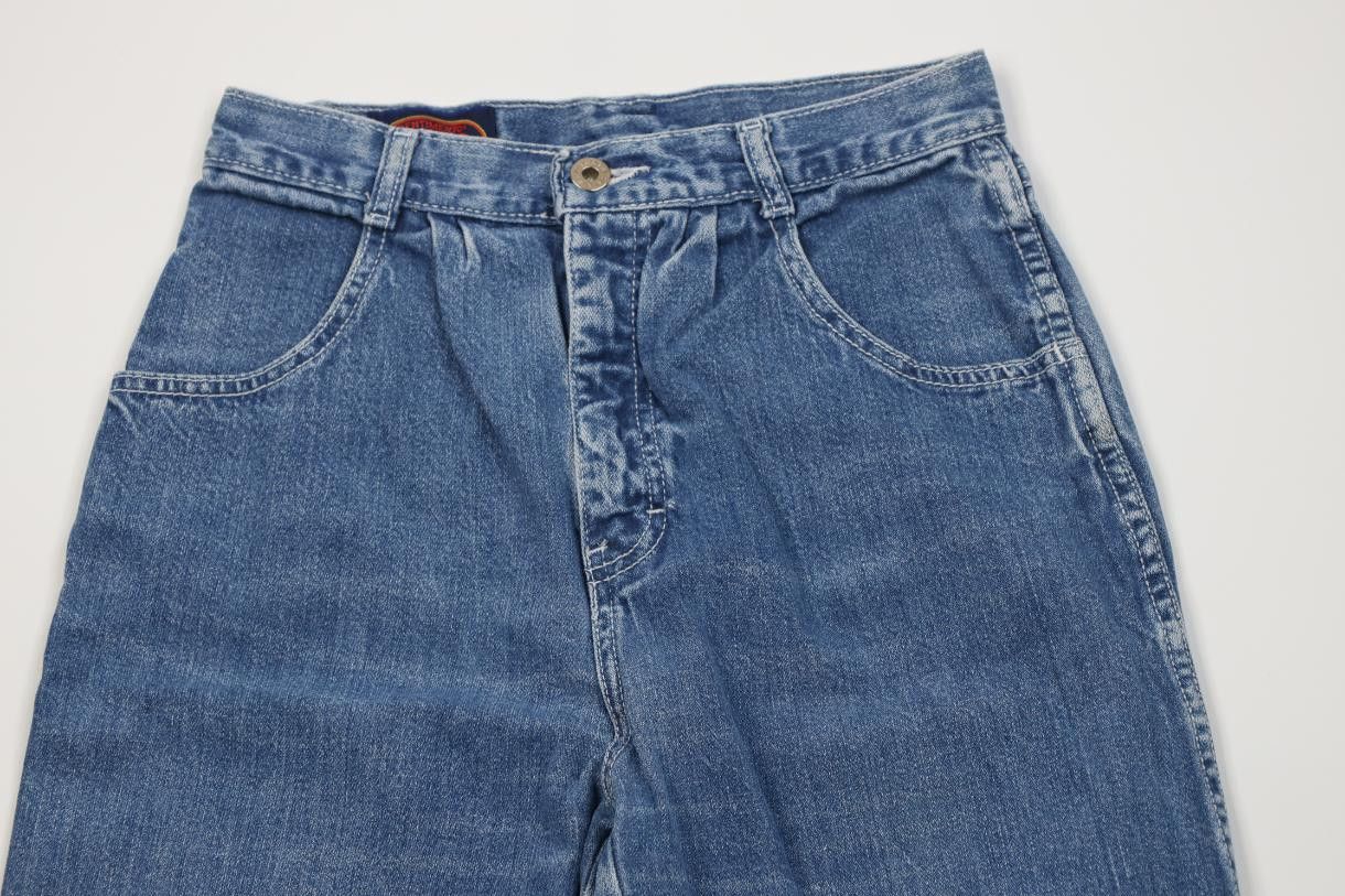 Vintage Vintage 80s 90s Streetwear Tapered Leg Denim Jeans Blue Size 26" / US 2 / IT 38 - 2 Thumbnail