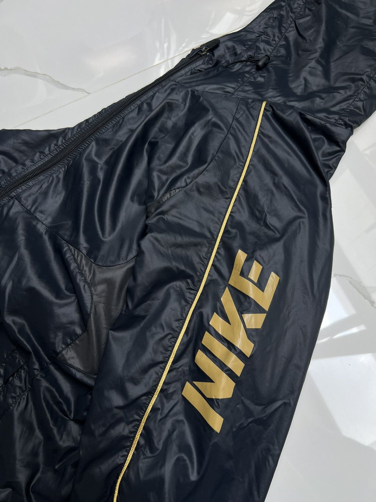 Nike 00s Nike Swoosh Vintage Drill Nocta Style Hooded Jacket Size US S / EU 44-46 / 1 - 11 Thumbnail