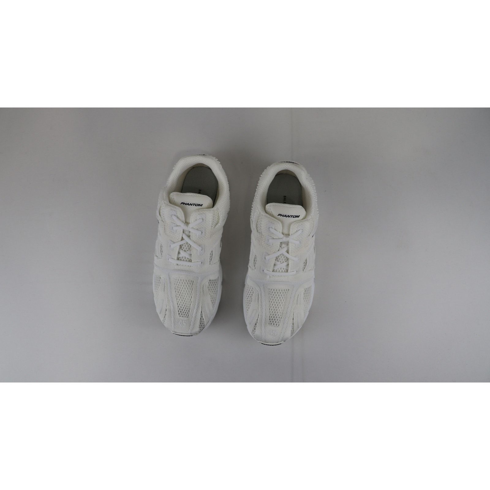 Balenciaga o1rshd1 Q:2 / Monocolor Fabric / Mesh Phantom Sneakers White Size US 8 / EU 41 - 7 Thumbnail