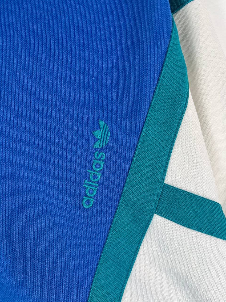 Adidas Adidas Vintage Track Jacket BlueTrefoil Originals 90s Size L Size US L / EU 52-54 / 3 - 2 Thumbnail