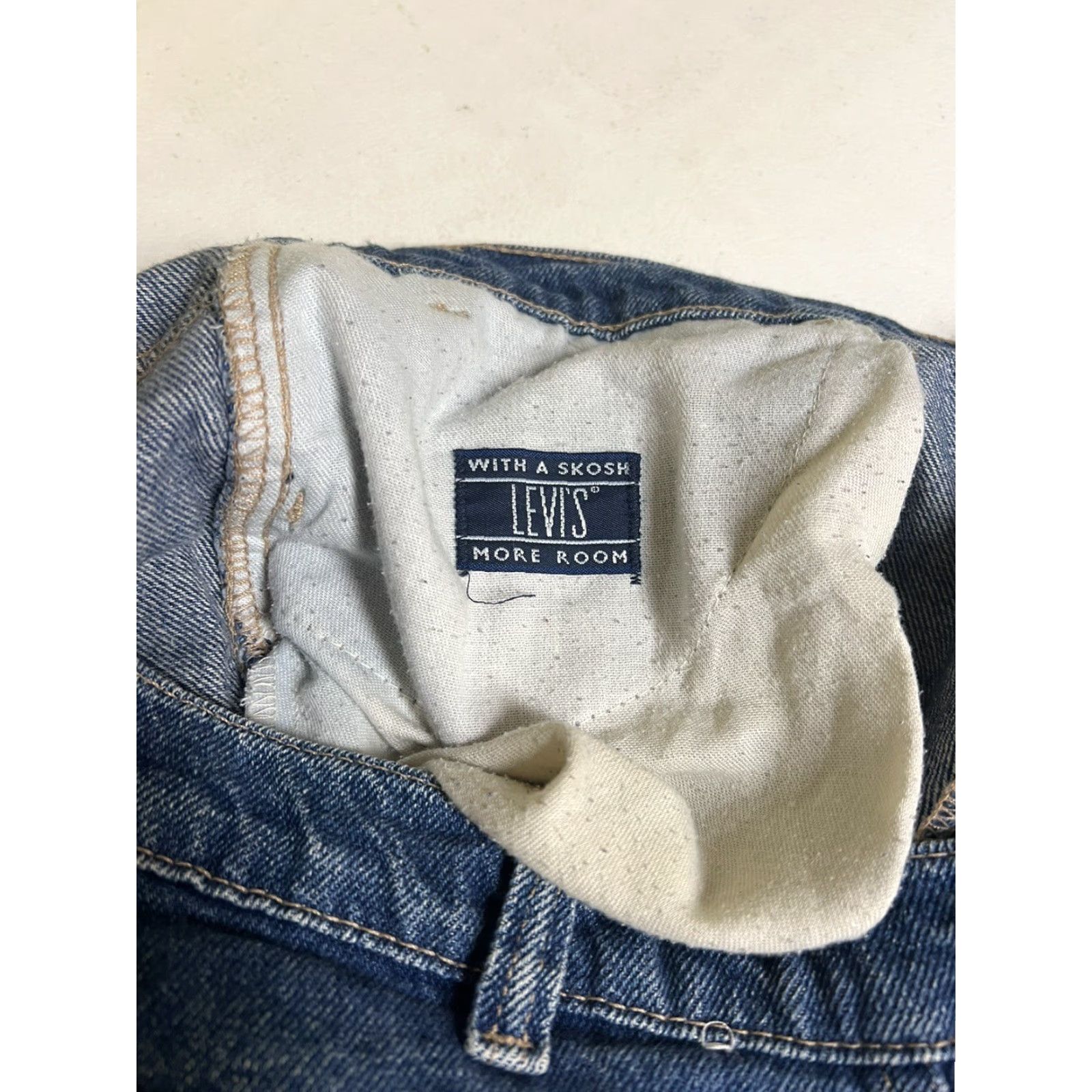 Levi's VINTAGE Levi's Jeans 36x38 Orange Tab Blue Denim 36 38 Men Regular Straight USA Levi's 285 285 Model High Rise Classic Patina Size US 36 / EU 52 - 6 Thumbnail
