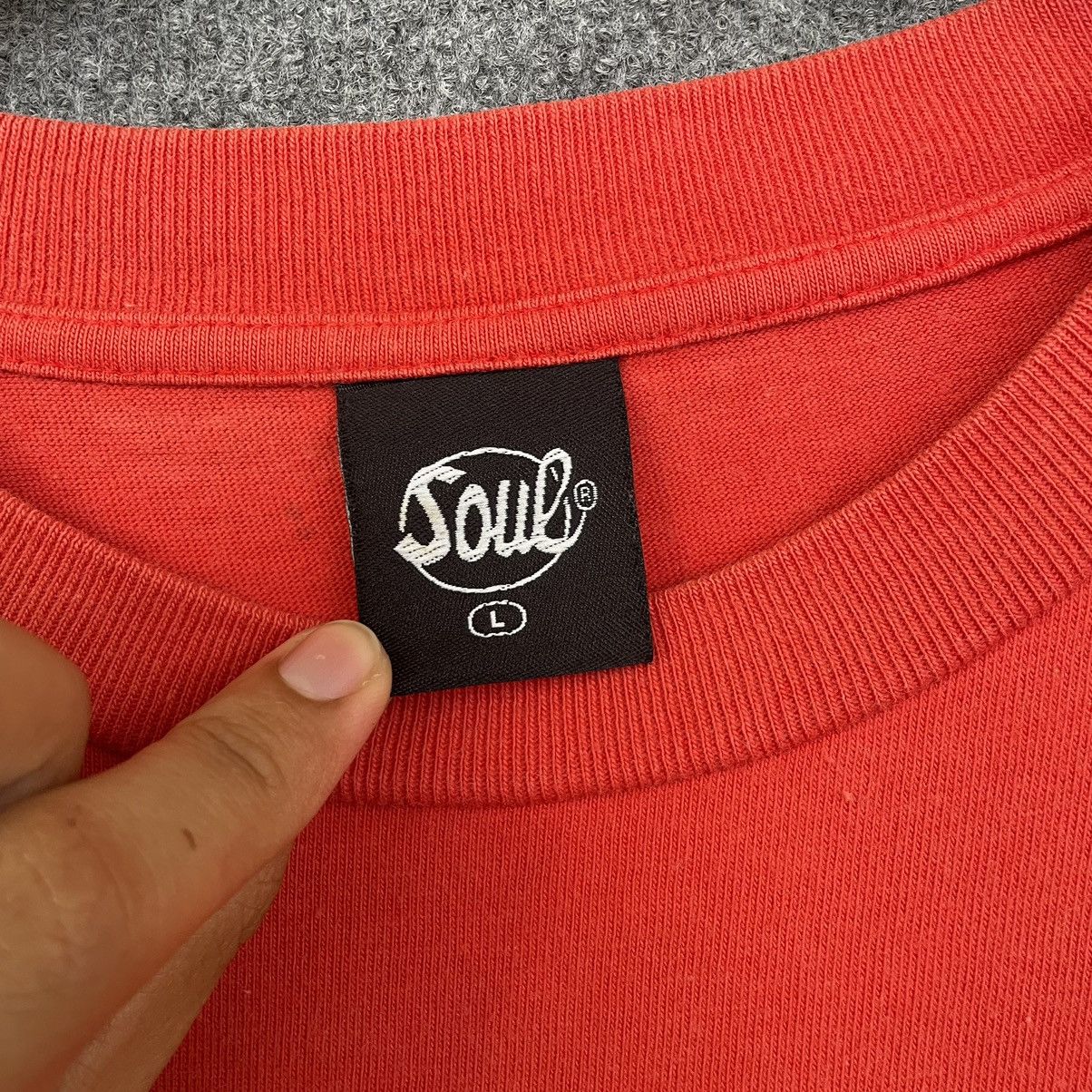 Vintage Vintage 90s Soul Skateboard T Shirt Size US L / EU 52-54 / 3 - 4 Thumbnail