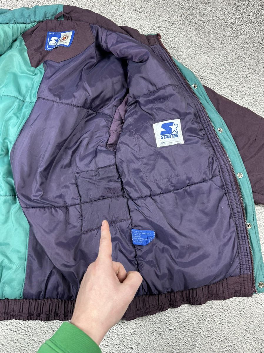 Starter Vintage The Mighty Ducks Starter NHL Nylon Jacket 90s Logo Size US S / EU 44-46 / 1 - 15 Thumbnail