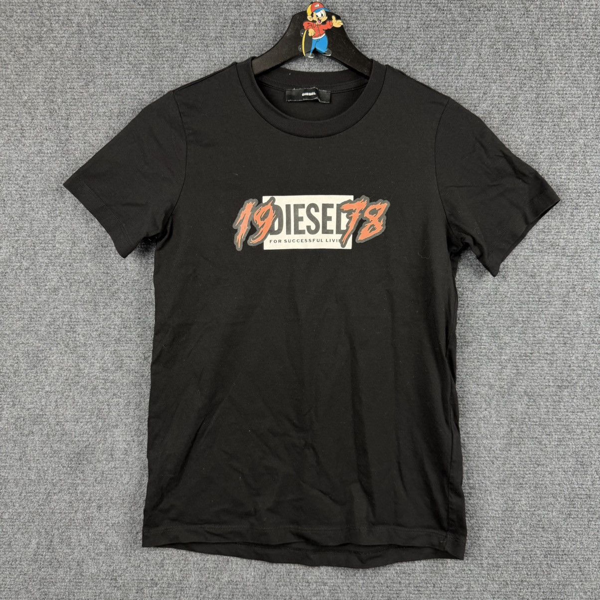 Diesel Diesel black T-shirt featuring a bold “1978 DIESEL” Size S / US 4 / IT 40 - 1 Thumbnail