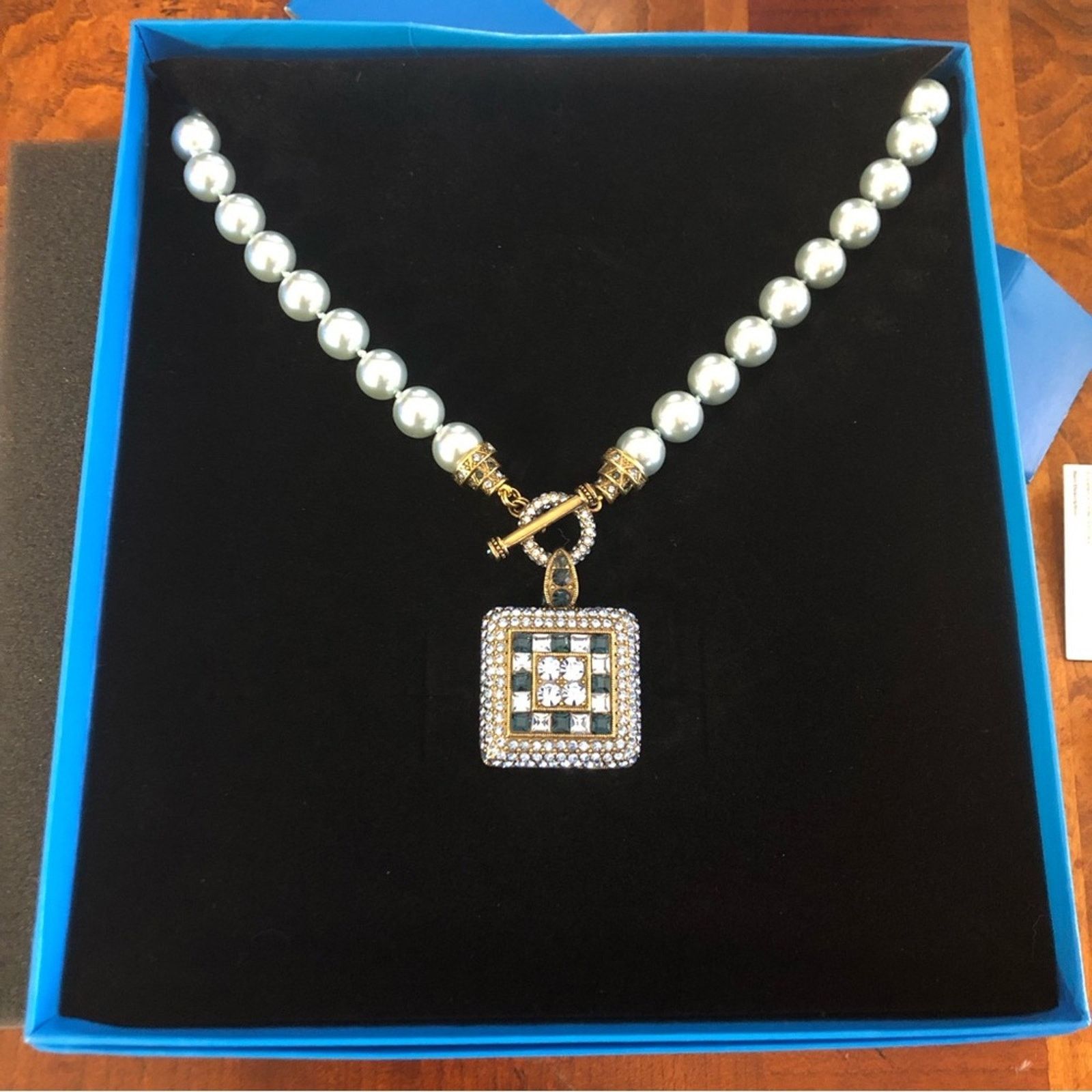 Jewelry Heidi Daus Tantalizing cool mint glass Pearl necklace Size ONE SIZE - 2 Thumbnail