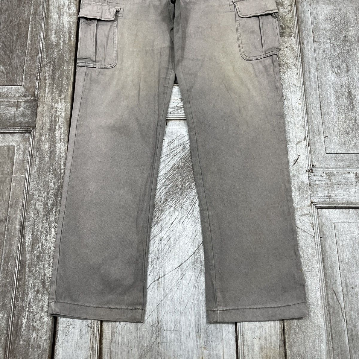 Japanese Brand × Vintage Vintage Japanese Brand Faded Cargo Pant Size US 34 / EU 50 - 7 Thumbnail