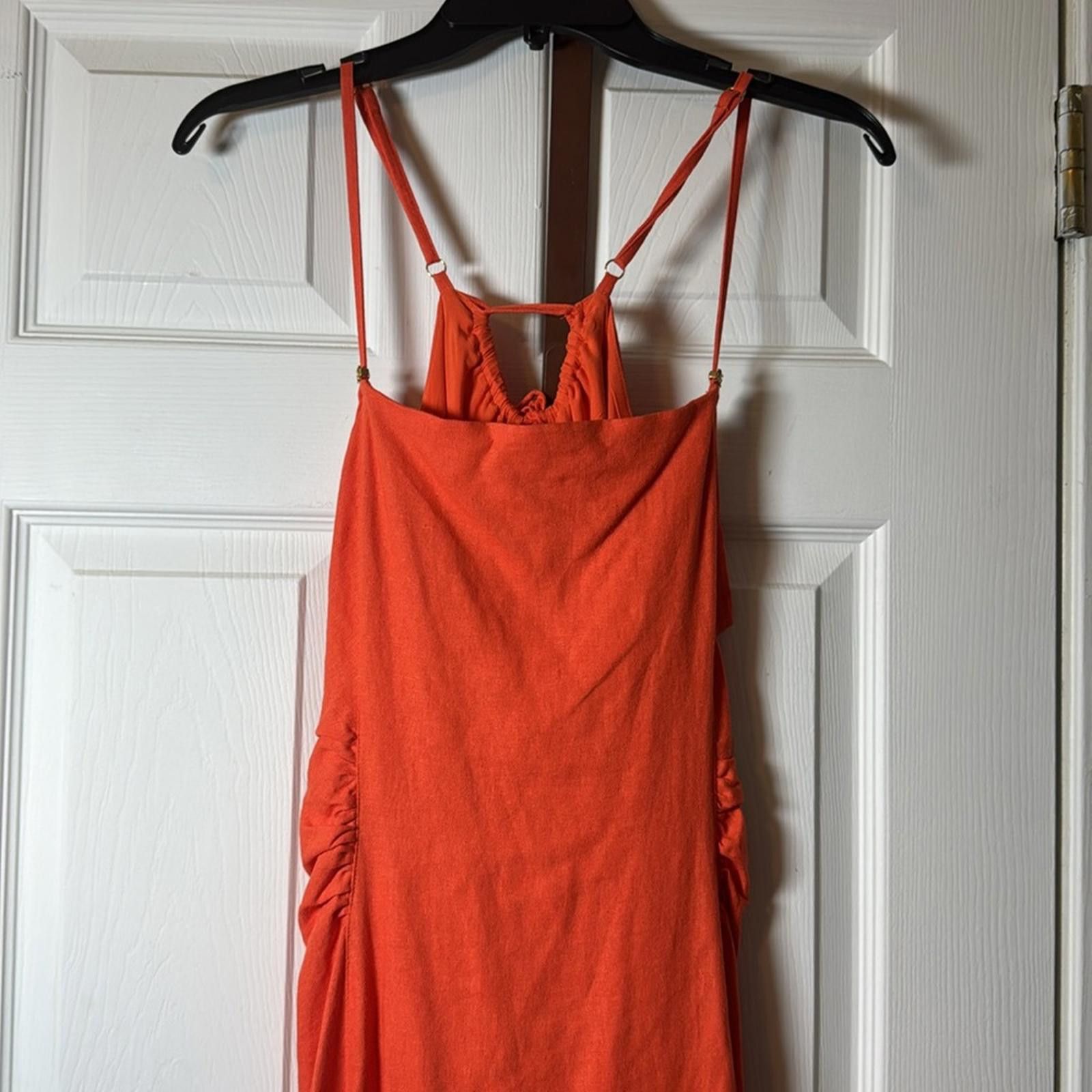 Other NWT Sam Edelman | Summer Linen blend Dress‎ Size XL / US 12-14 / IT 48-50 - 4 Thumbnail