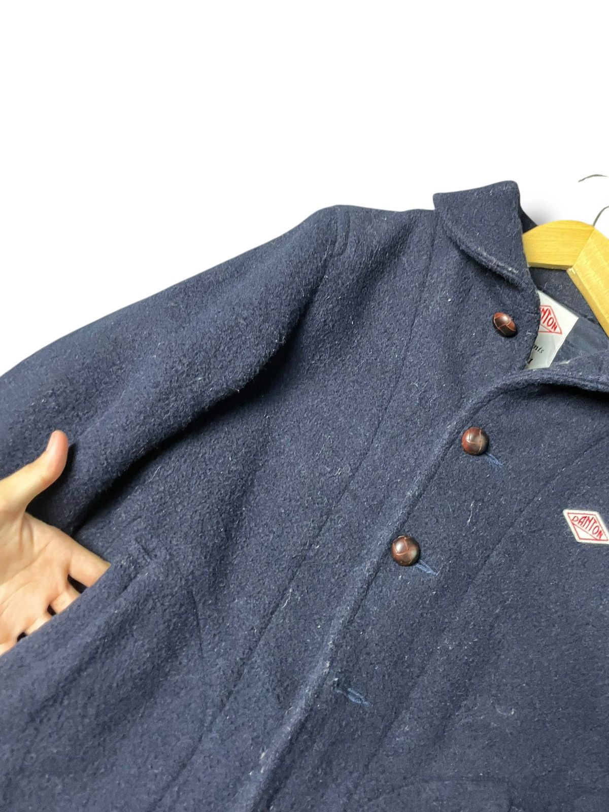 Danton × Japanese Brand × Vintage Rare DANTON Buttoned Wool Jacket (90) Size US XXS / EU 40 - 6 Thumbnail