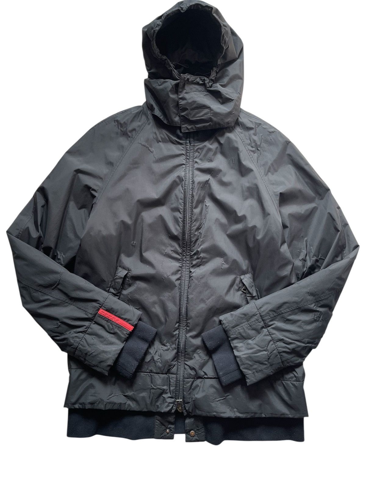 Prada Prada Ninja Hoodie Style Zipper Jacket 97 Size US M / EU 48-50 / 2 - 1 Thumbnail
