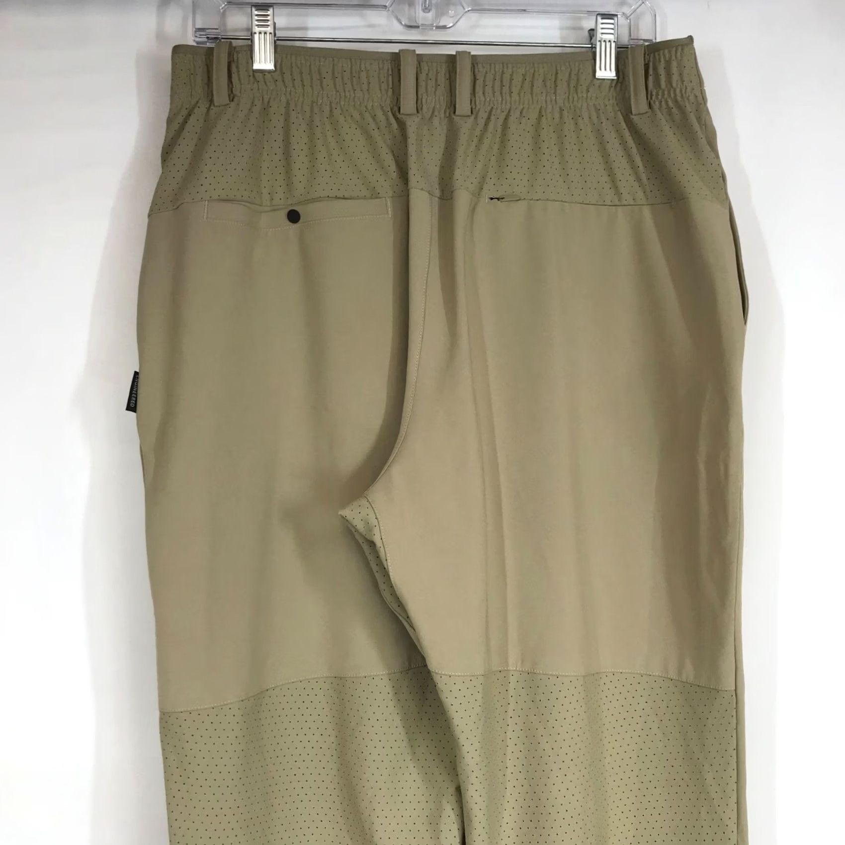 Nike Nike Men's Medium Beige Elastic Button Waist Stretch On Field Pants Size US 31 - 5 Thumbnail