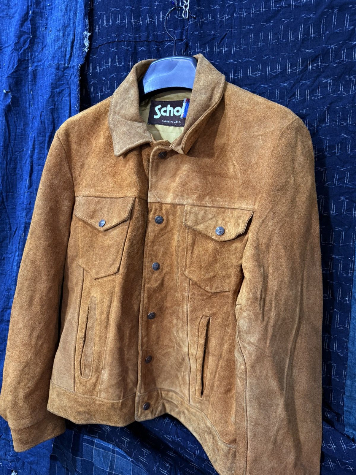 Schott Vtg Schott NYC Suede Leather Jacket Type 3 3sixteen 3🟦 Size US M / EU 48-50 / 2 - 5 Thumbnail