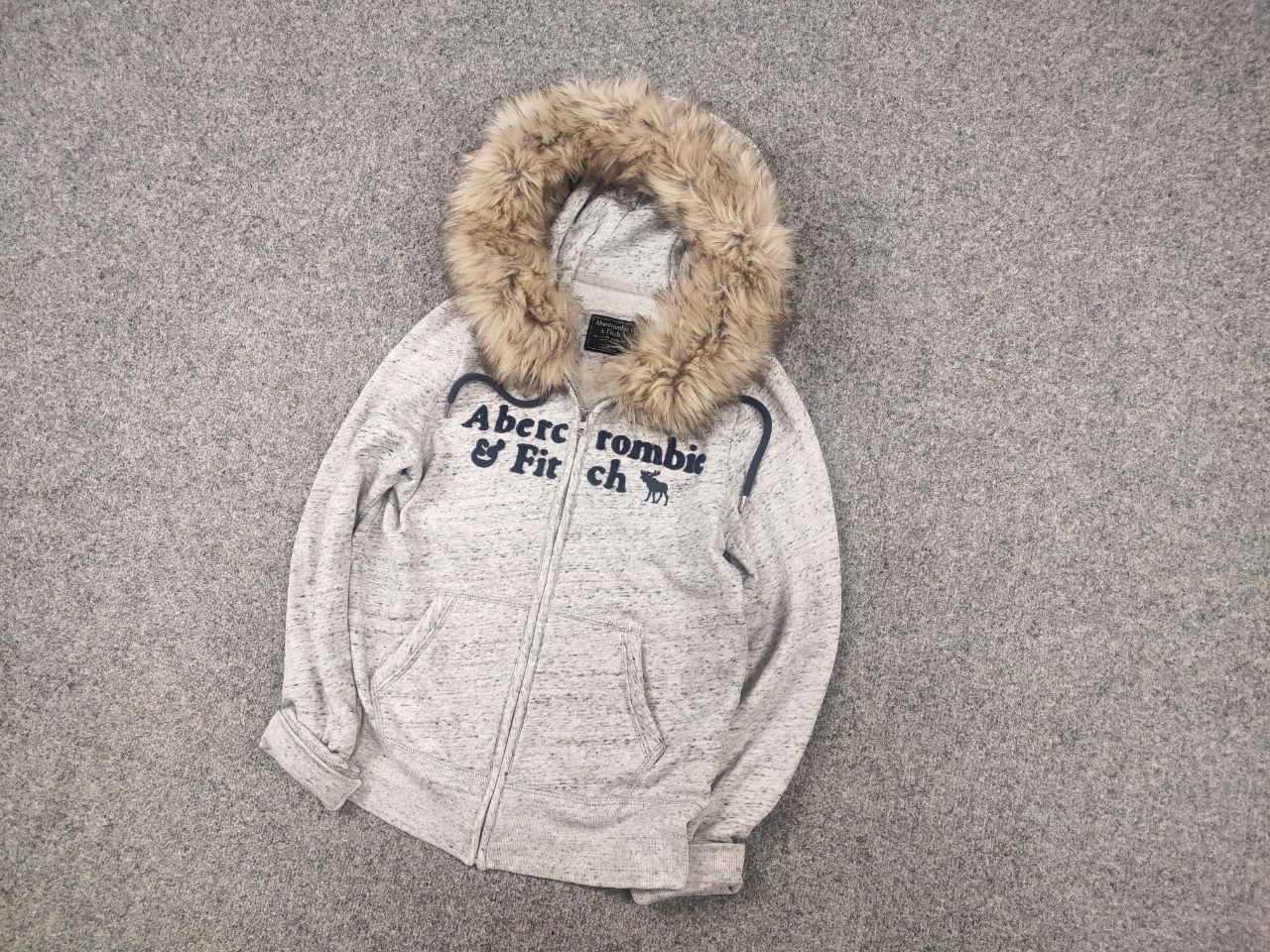 Abercrombie & Fitch Vintage Abercrombie Y2K If six was nine fur Zip Hoodie Size US S / EU 44-46 / 1 - 3 Thumbnail