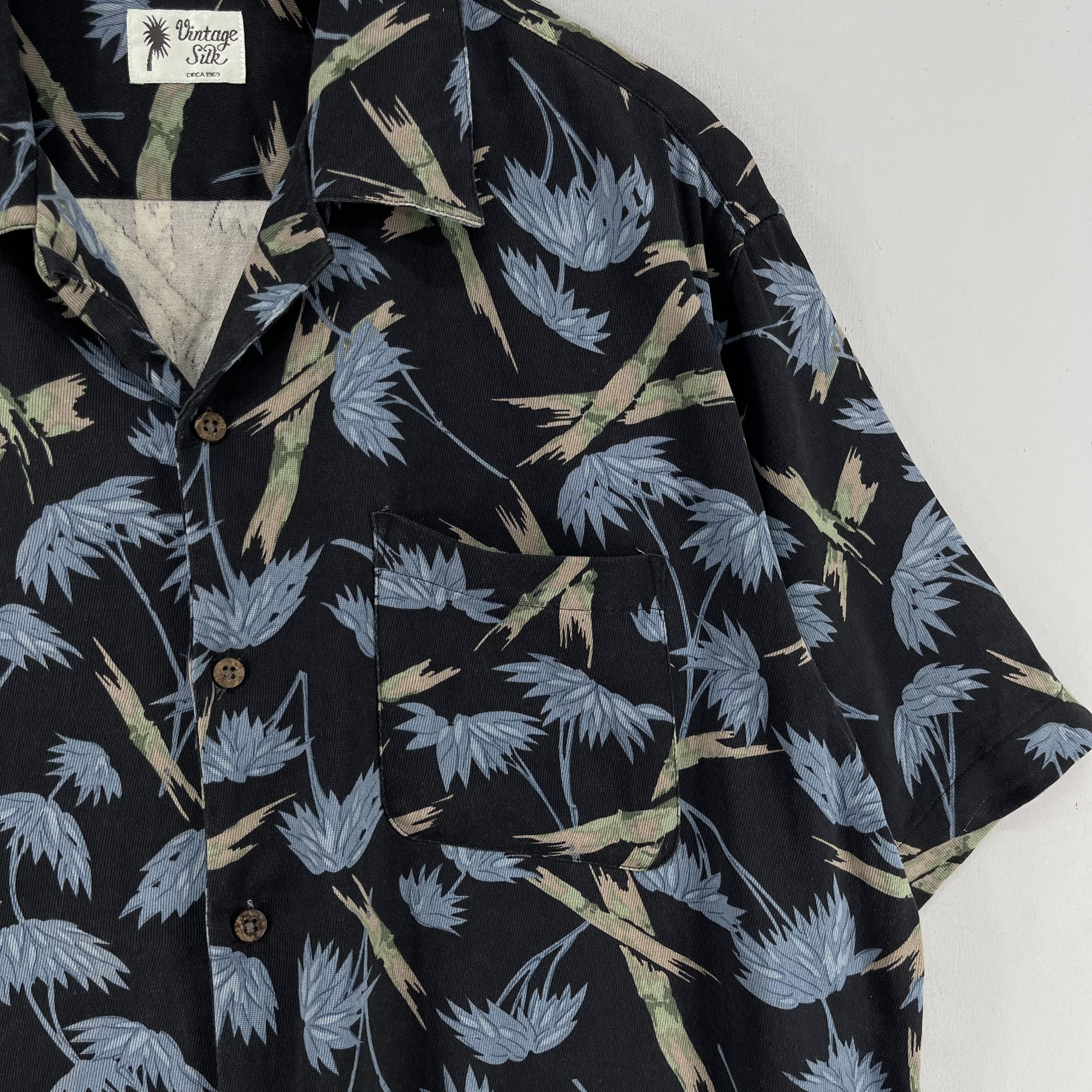 Japanese Brand × Vintage Vintage Hawaiian Japanese Bamboo Leaves Motive Button Up Size US XL / EU 56 / 4 - 3 Thumbnail