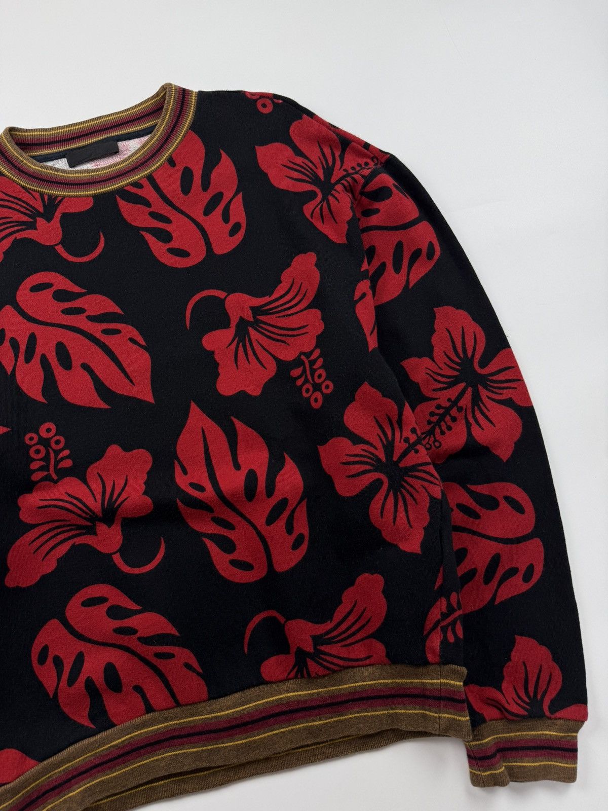 Prada Prada S/S’14 Hibiscus Dane DeHaan Sweatshirt Size US S / EU 44-46 / 1 - 5 Thumbnail
