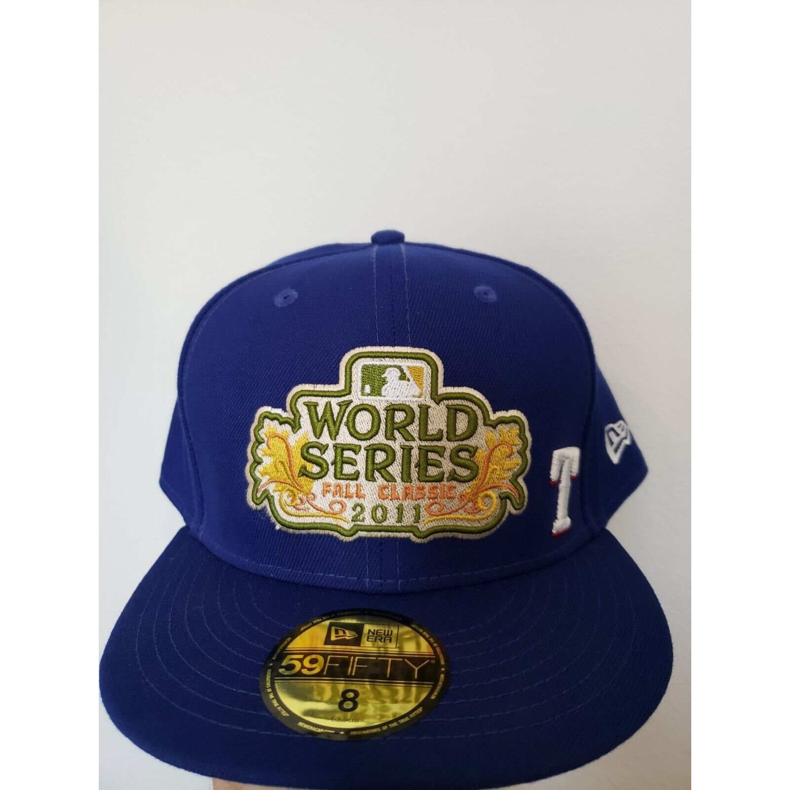 New Era Texas Rangers Hat 2011 World Series Size 8 Fitted New Era Size ONE SIZE - 1 Thumbnail