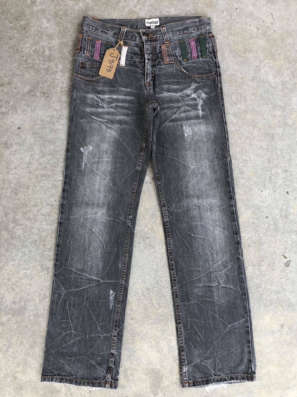 Hysteric Glamour Japanese Nylaus Flared Jeans Distressed Jeans Size US 31 - 1 Thumbnail