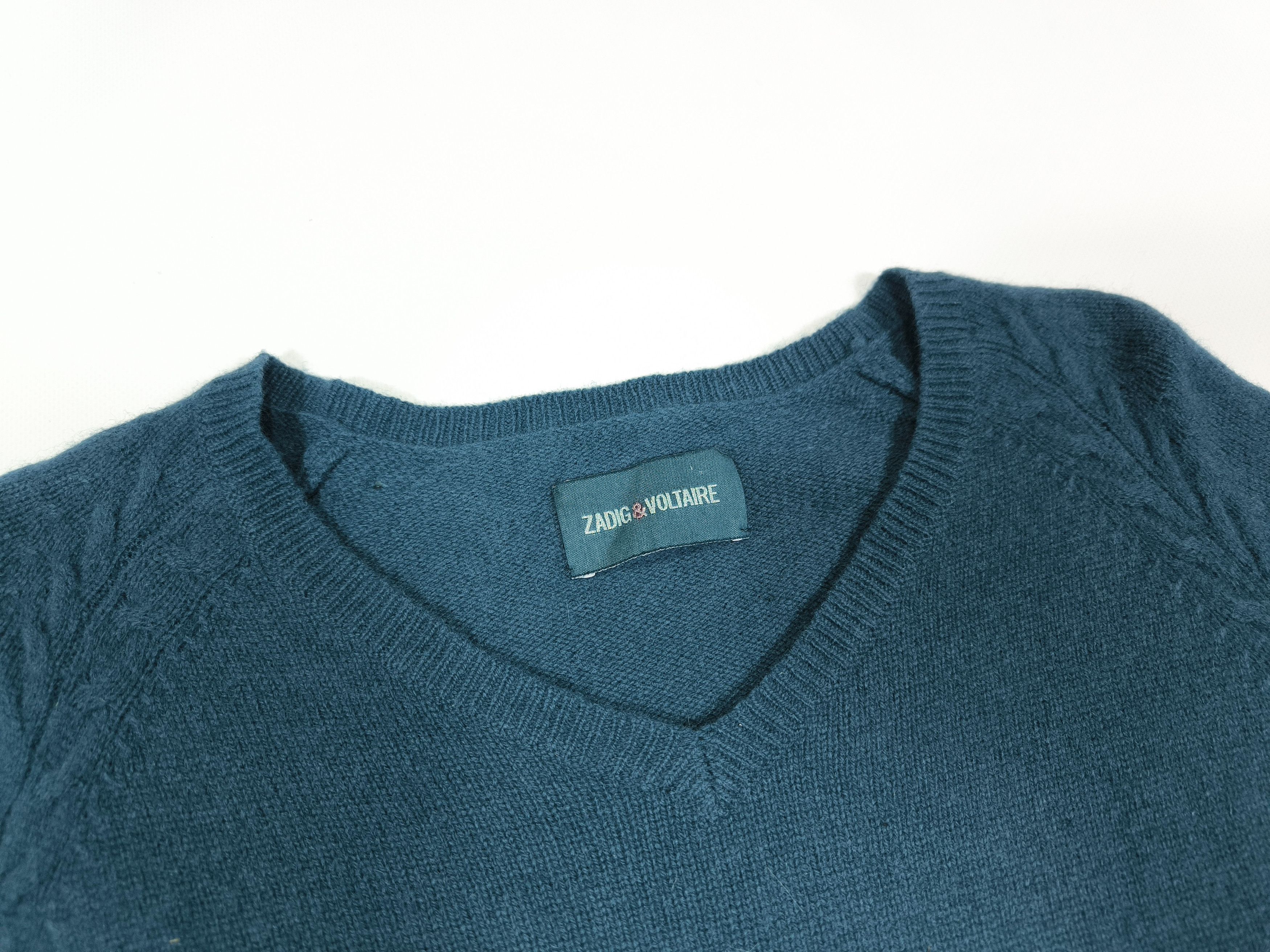 Zadig & Voltaire Zadig & Voltaire V-Neck Wool Sweater Size L Size L / US 10 / IT 46 - 3 Thumbnail