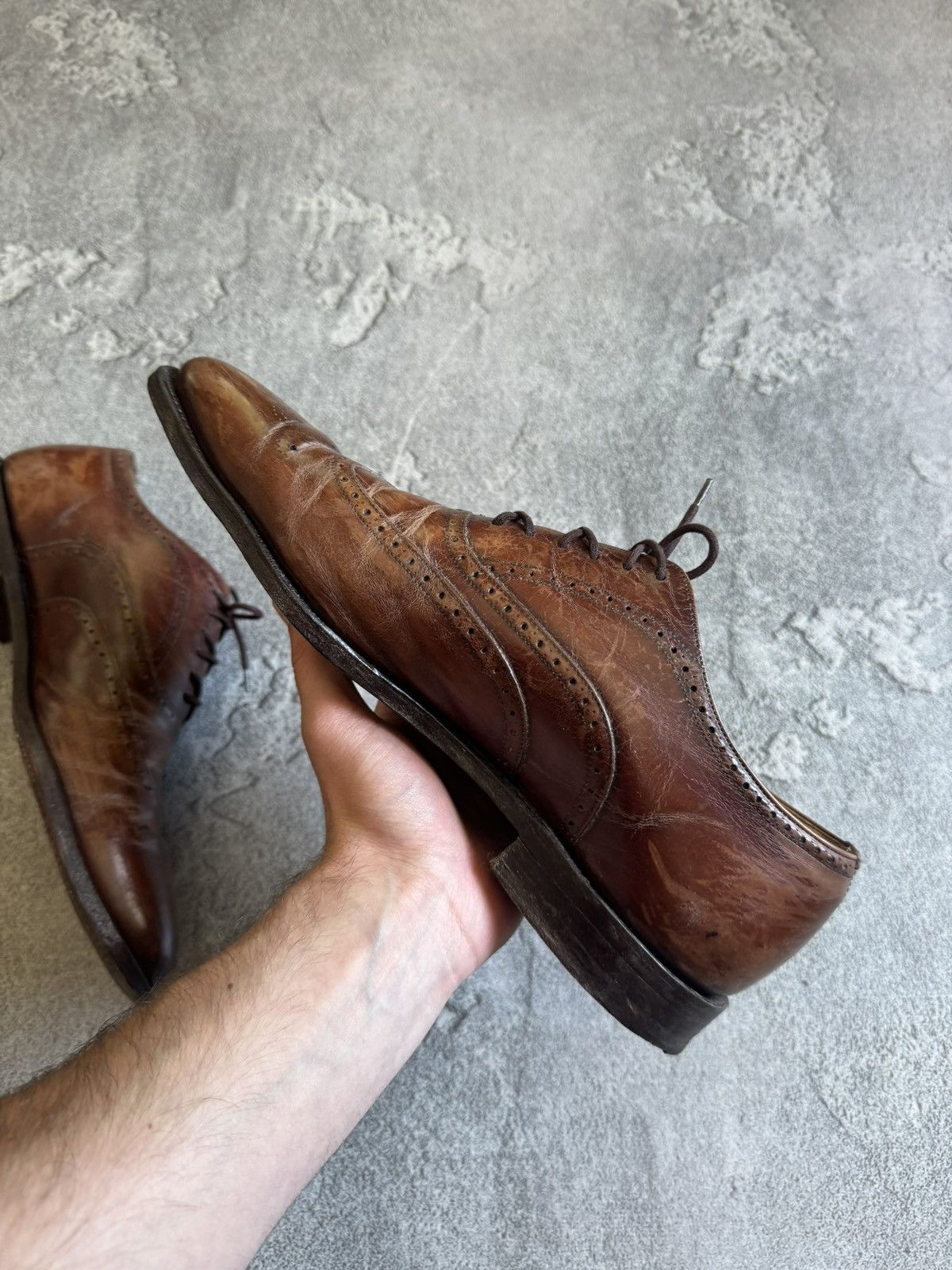 Church's Church’s 28.5cm brown leather shoes brogue shanghai casual Size US 10 / EU 43 - 14 Thumbnail