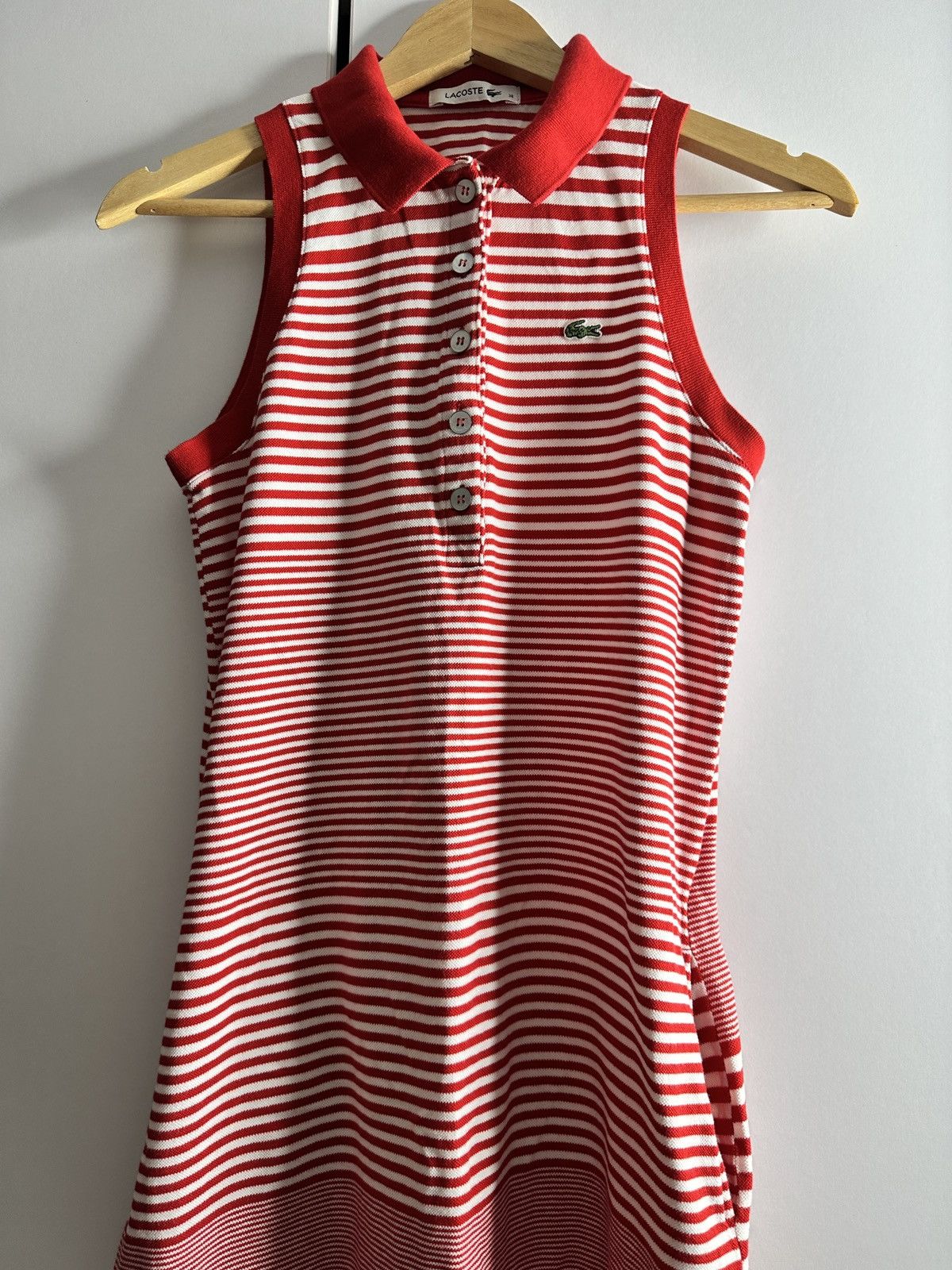Lacoste Lacoste Striped red Tennis Sleeveless Dress Girls Size S / US 4 / IT 40 - 8 Thumbnail