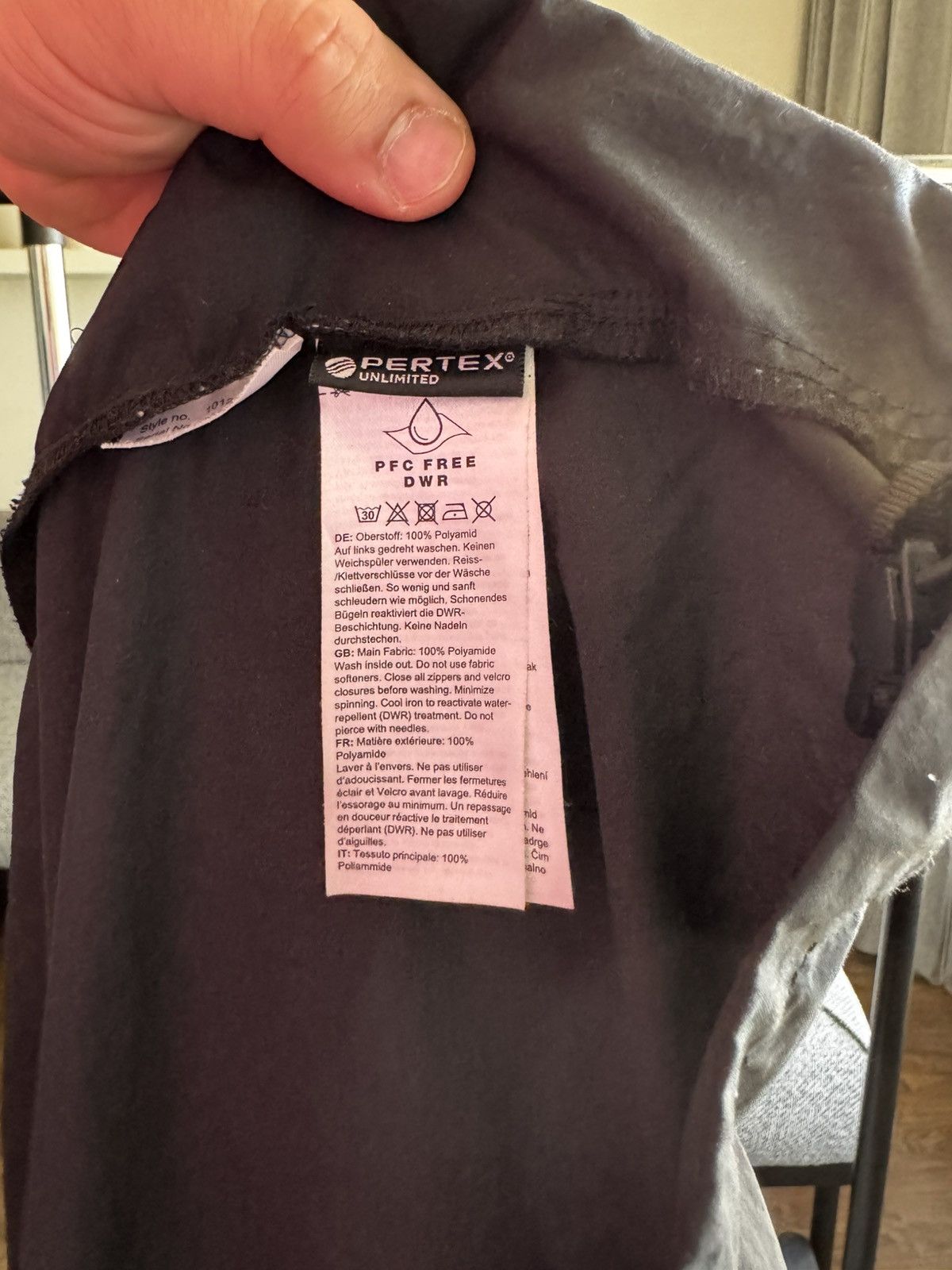 Mammut Mammut Pertex Outdoor Jacket 🖤🌧️ Size US L / EU 52-54 / 3 - 9 Thumbnail